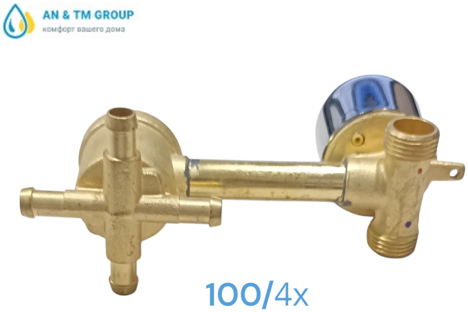 Смеситель для душа AN&TMGroup 100/4х, латунь, цвет хром купить,15000