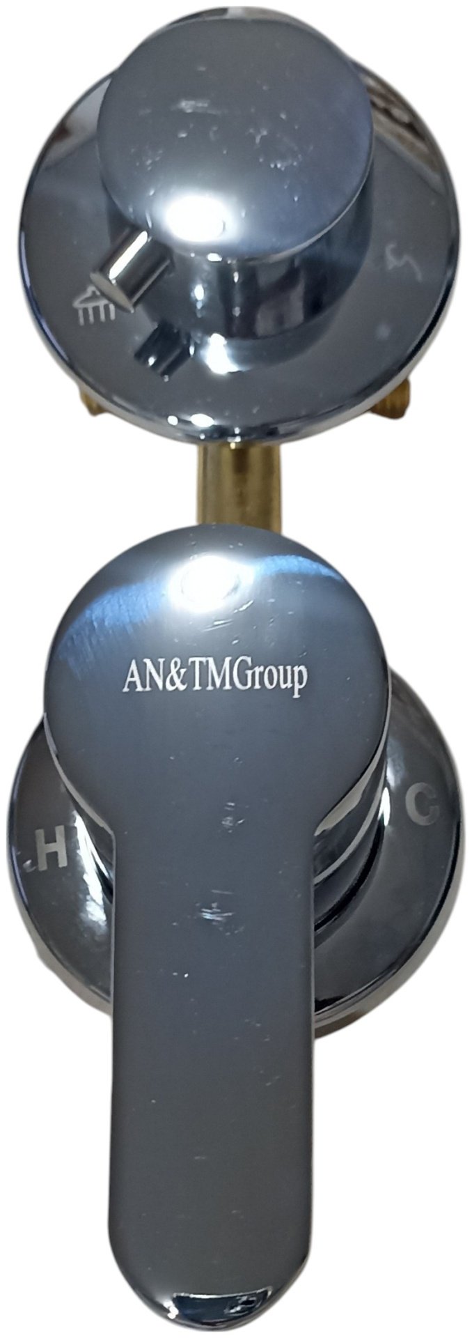 Смеситель для душа AN&TMGroup 120/3х, латунь, цвет хром купить,15000