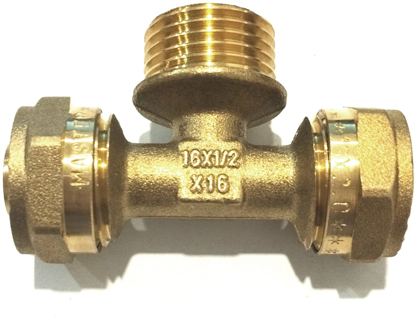WaterPro тройник 16 мм, латунь купить,1200