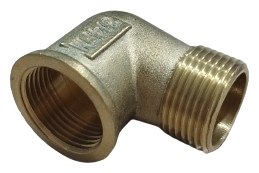Угольник 90 3/4 3/4, латунь, 1 шт купить,1600
