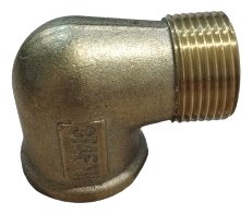Угольник 90 3/4 3/4, латунь, 1 шт купить,1600