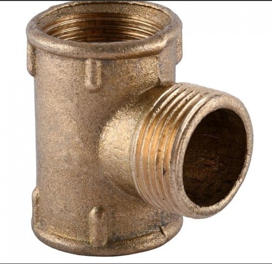 Тройник латунь 3/4" Г/Ш/Г, 1 шт купить,1200