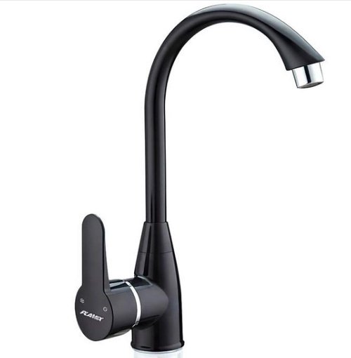 Смеситель для кухни PLAMIX Mario-011, пластик, цвет черный купить,4500
