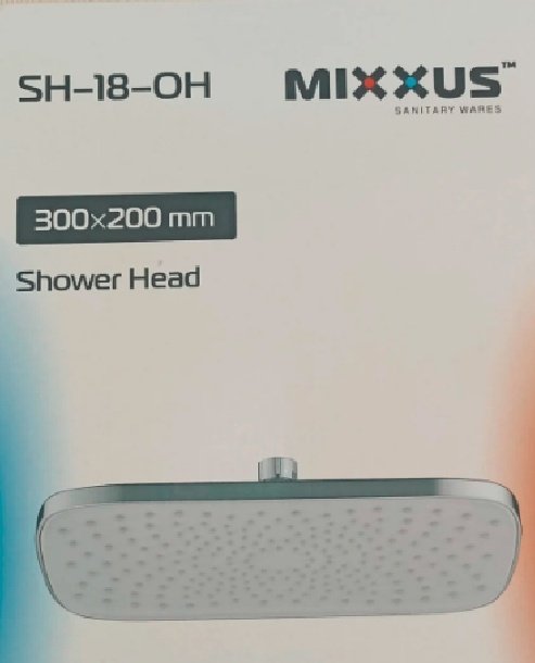 MIXXUS лейка для душа потолочная 300х200 мм SH-18-OH купить,7000