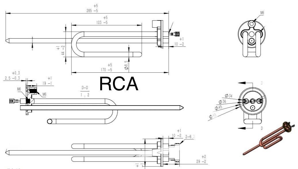 ТЭН RCA1500 купить,4700