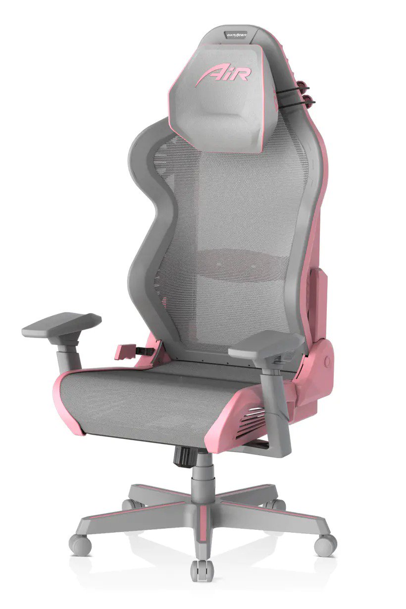 Игровое кресло DXRacer AIR D7100/GP.G AIR-R1S-GP. G-E1 серо-розовый купить,NaN