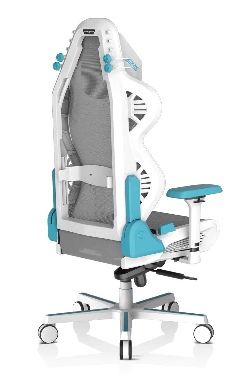 Игровое кресло DXRacer AIR D7200/WQ.G AIR-R1S-WQ. G-B3 бело-голубое купить,NaN