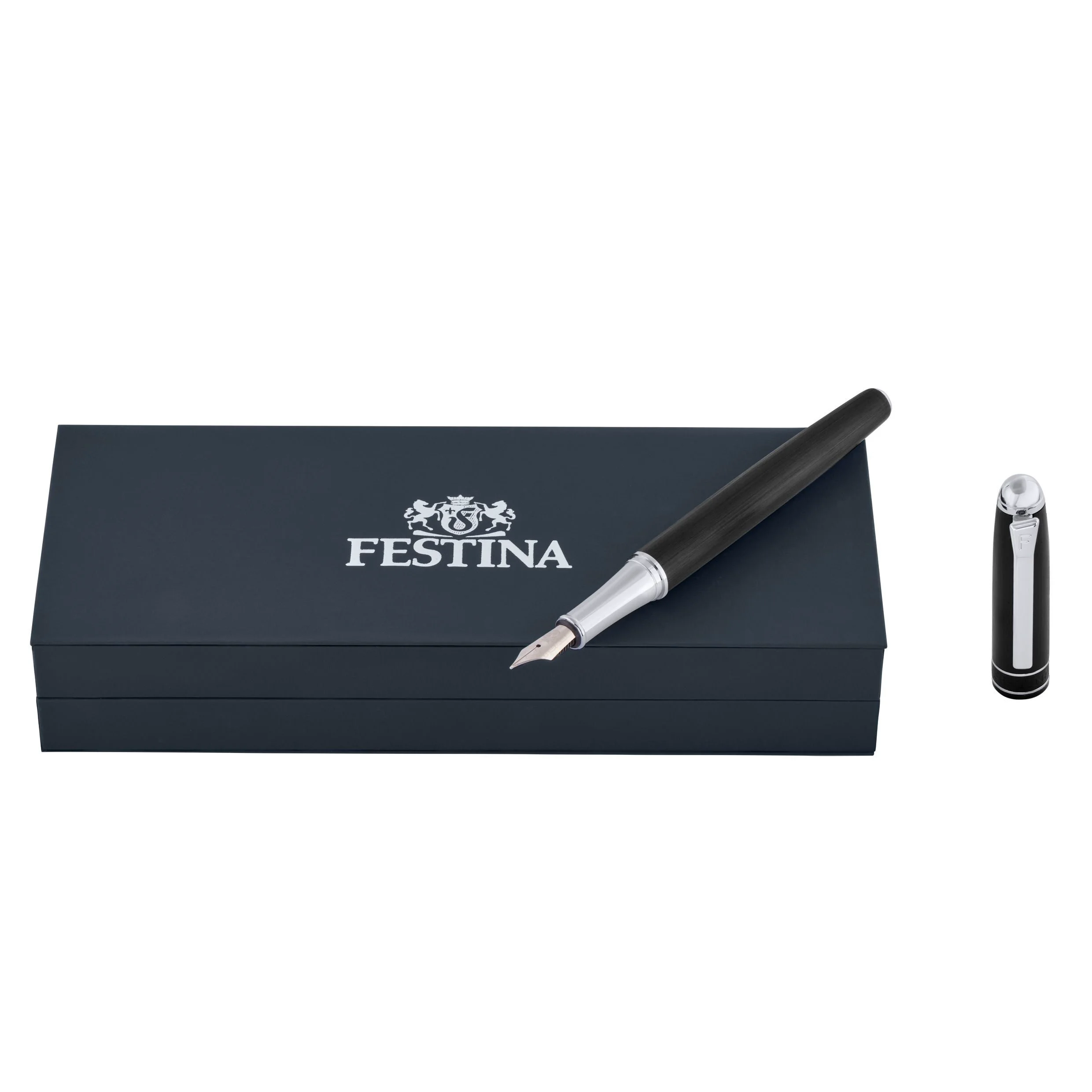 Ручка шариковая Festina Classicals Brushed Black & Chrome FSW6412A купить,39000