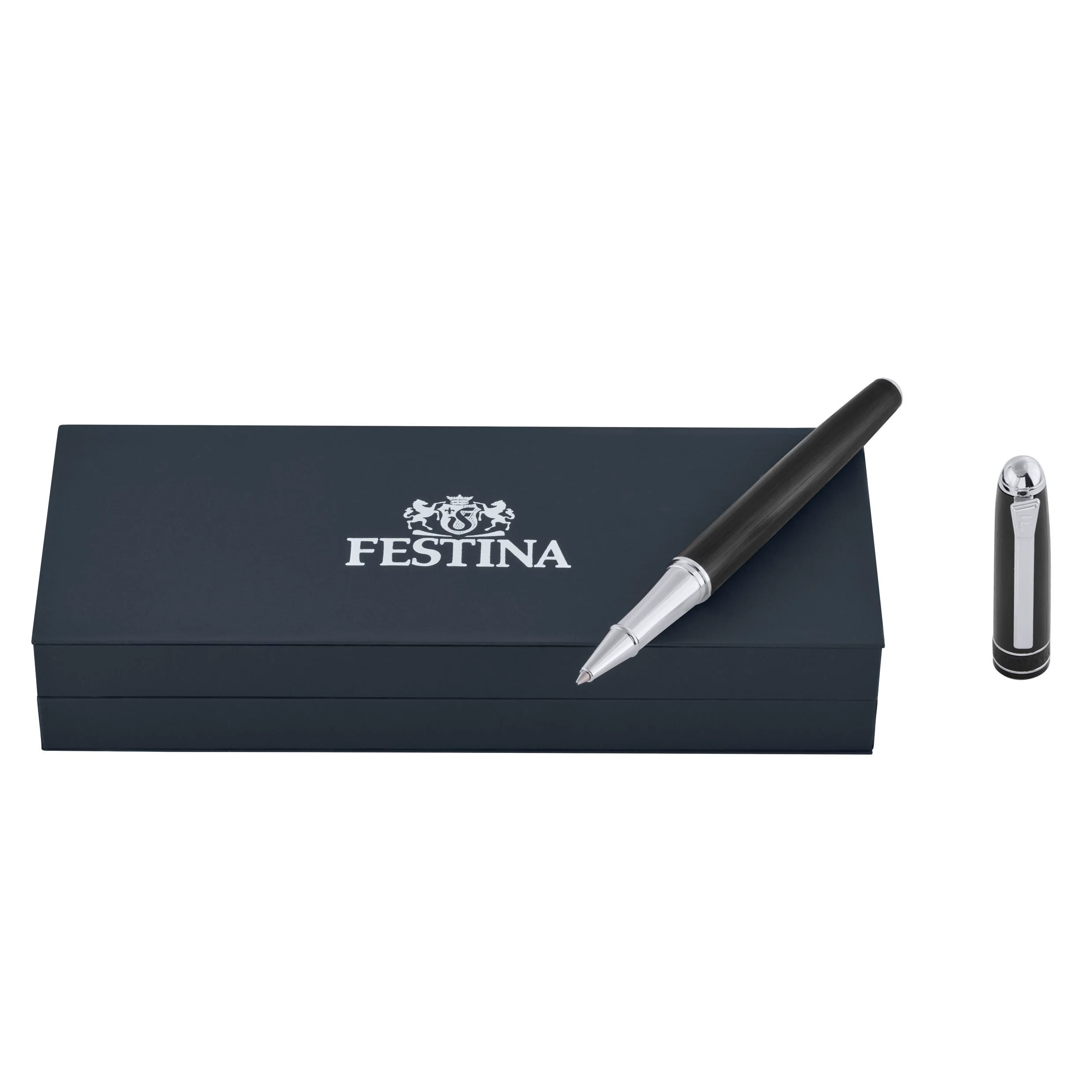 Ручка-роллер Festina Classicals Brushed Black & Chrome FSW6415A купить,38000
