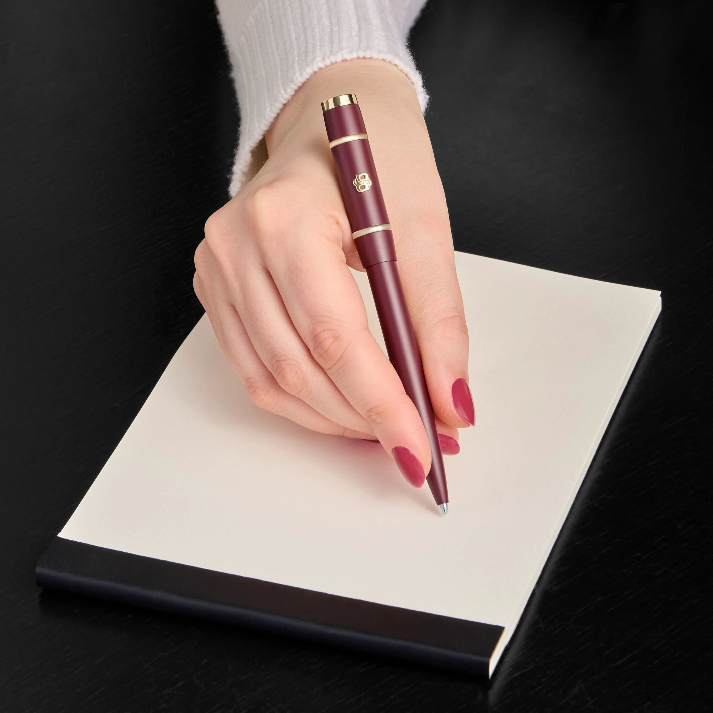 Ручка шариковая Hugo Boss Rive Signature Lady Burgundy HSC6164R купить,59000