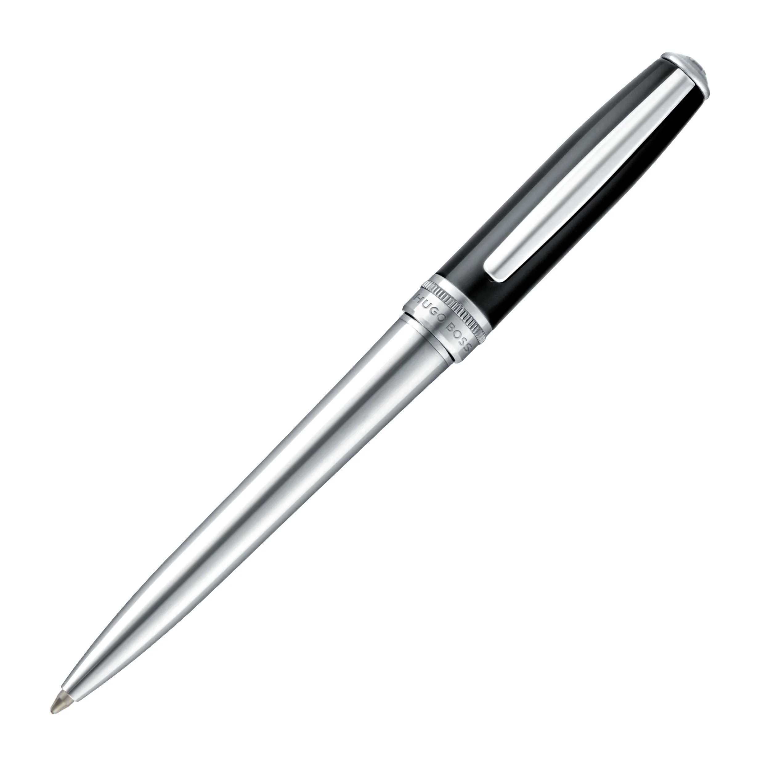 Ручка шариковая Hugo Boss Essential Classic Black & Chrome HSN6874A купить,76000