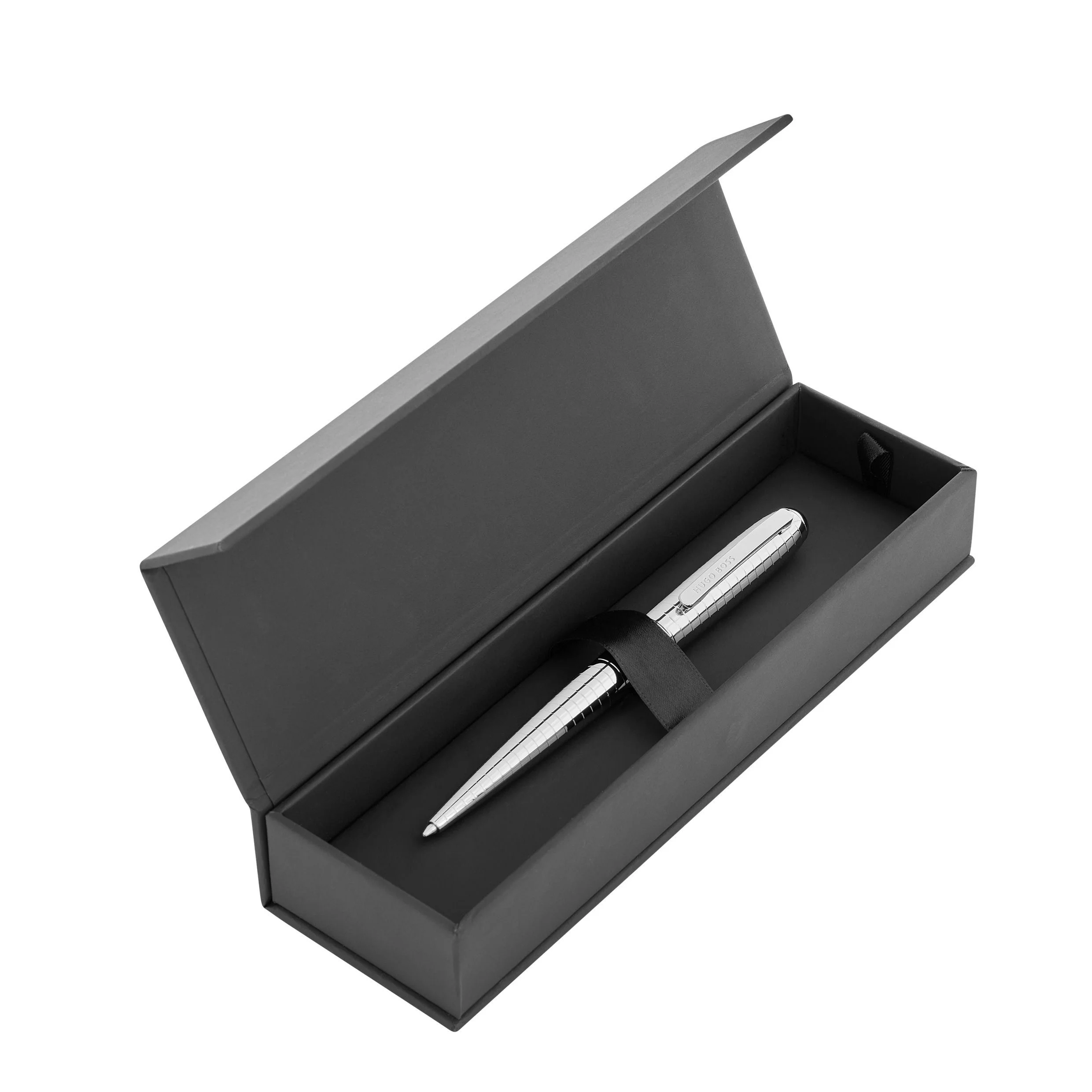 Ручка шариковая Hugo Boss Contour Soft Bauhaus Chrome HSM6434B купить,59000