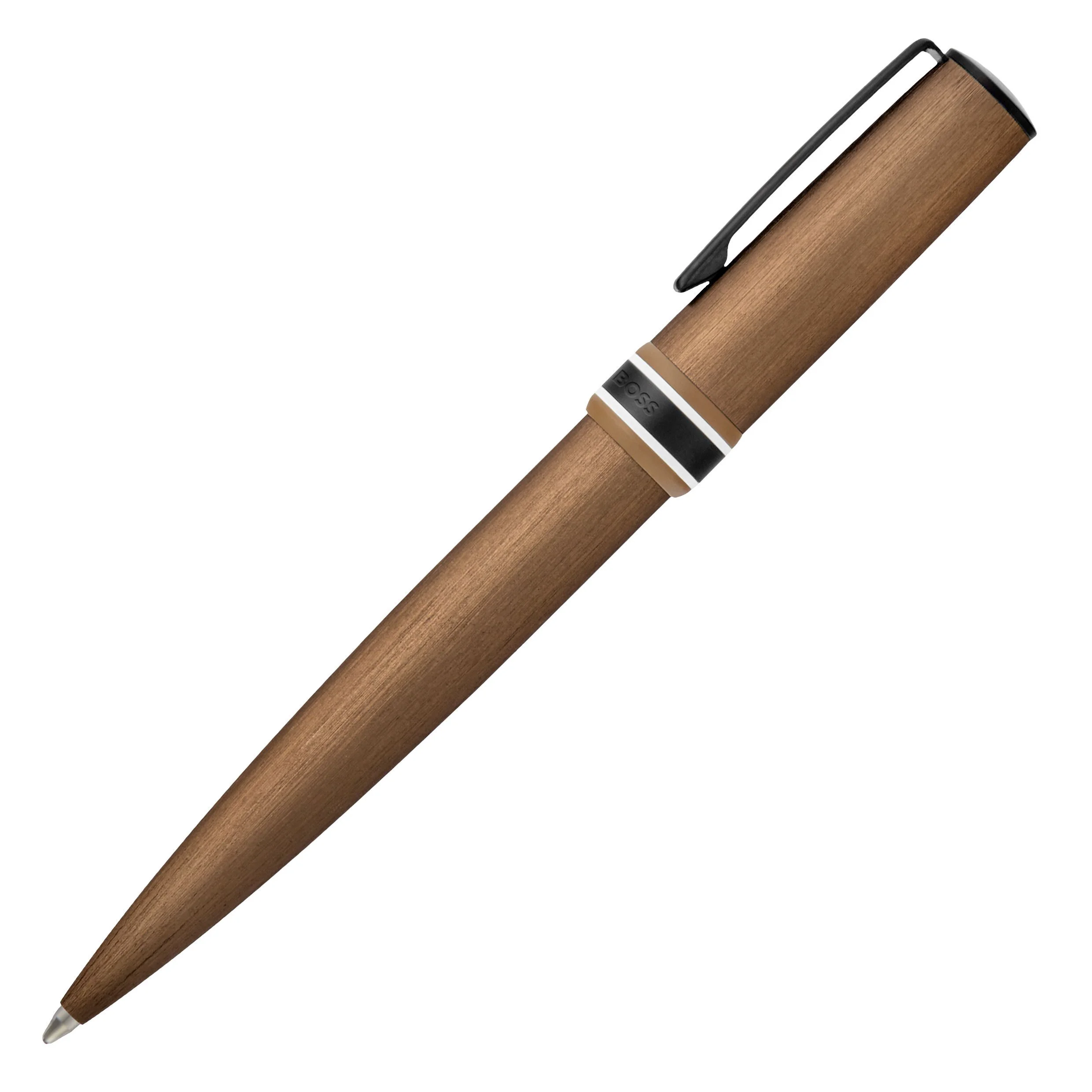 Ручка шариковая Hugo Boss Arche Brushed Ring Camel HSR6964X купить,59000
