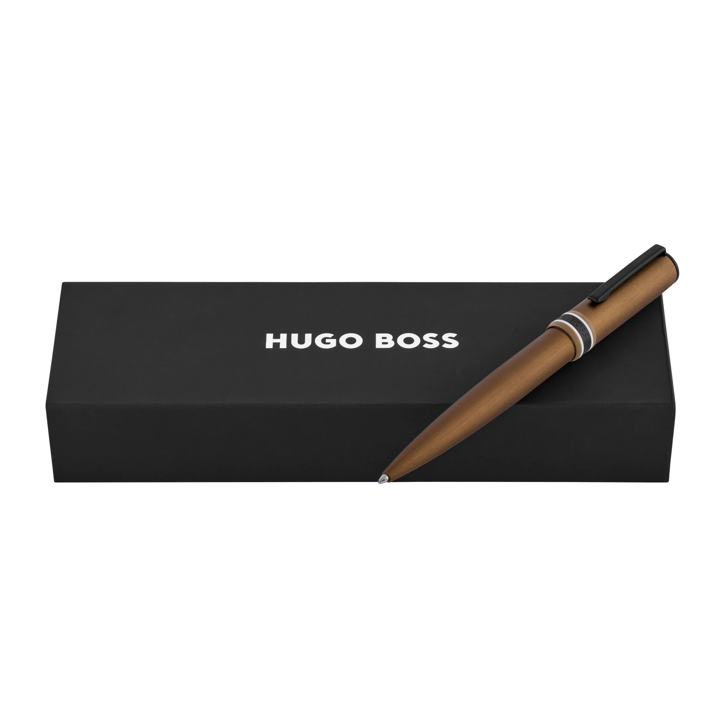 Ручка шариковая Hugo Boss Arche Brushed Ring Camel HSR6964X купить,59000