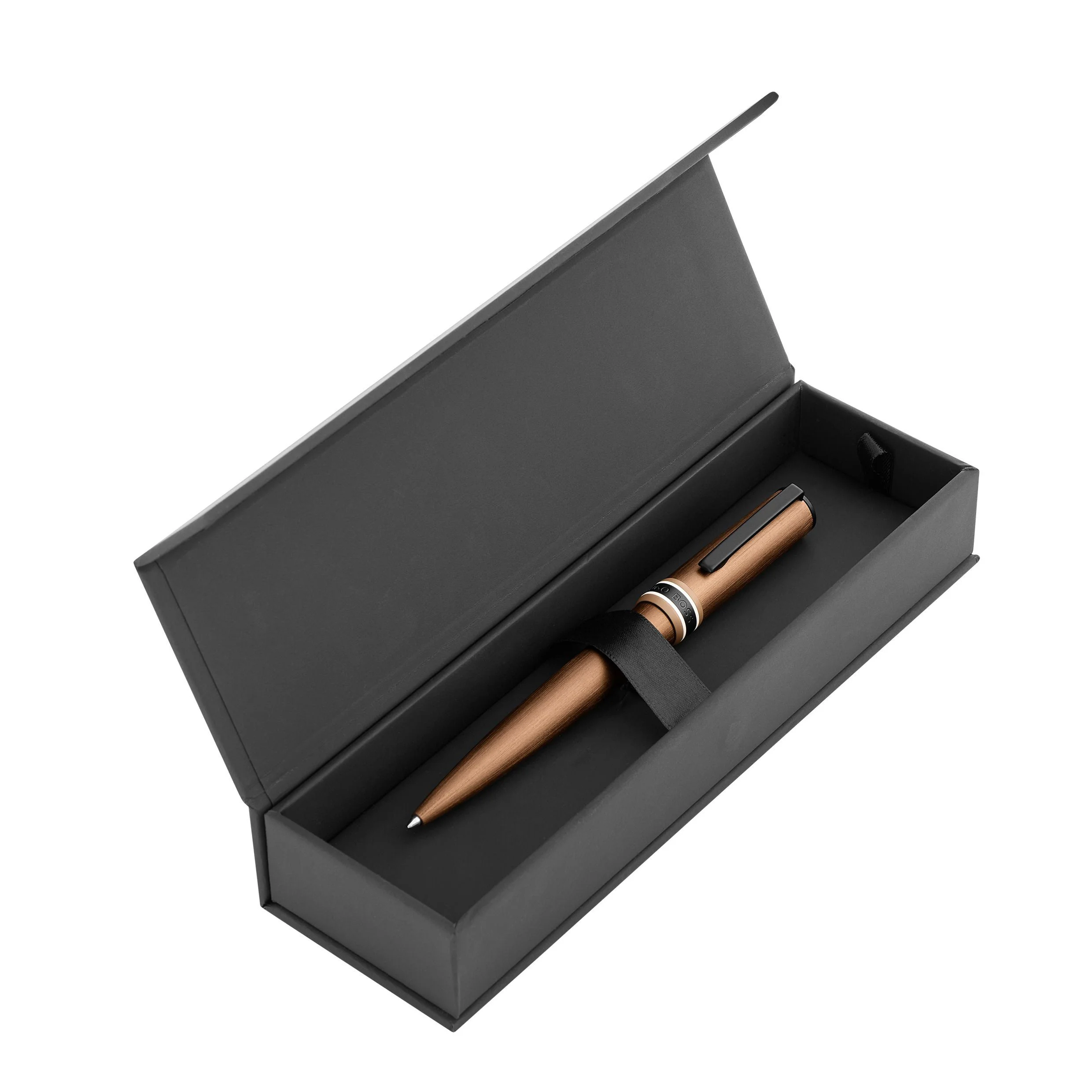 Ручка шариковая Hugo Boss Arche Brushed Ring Camel HSR6964X купить,59000