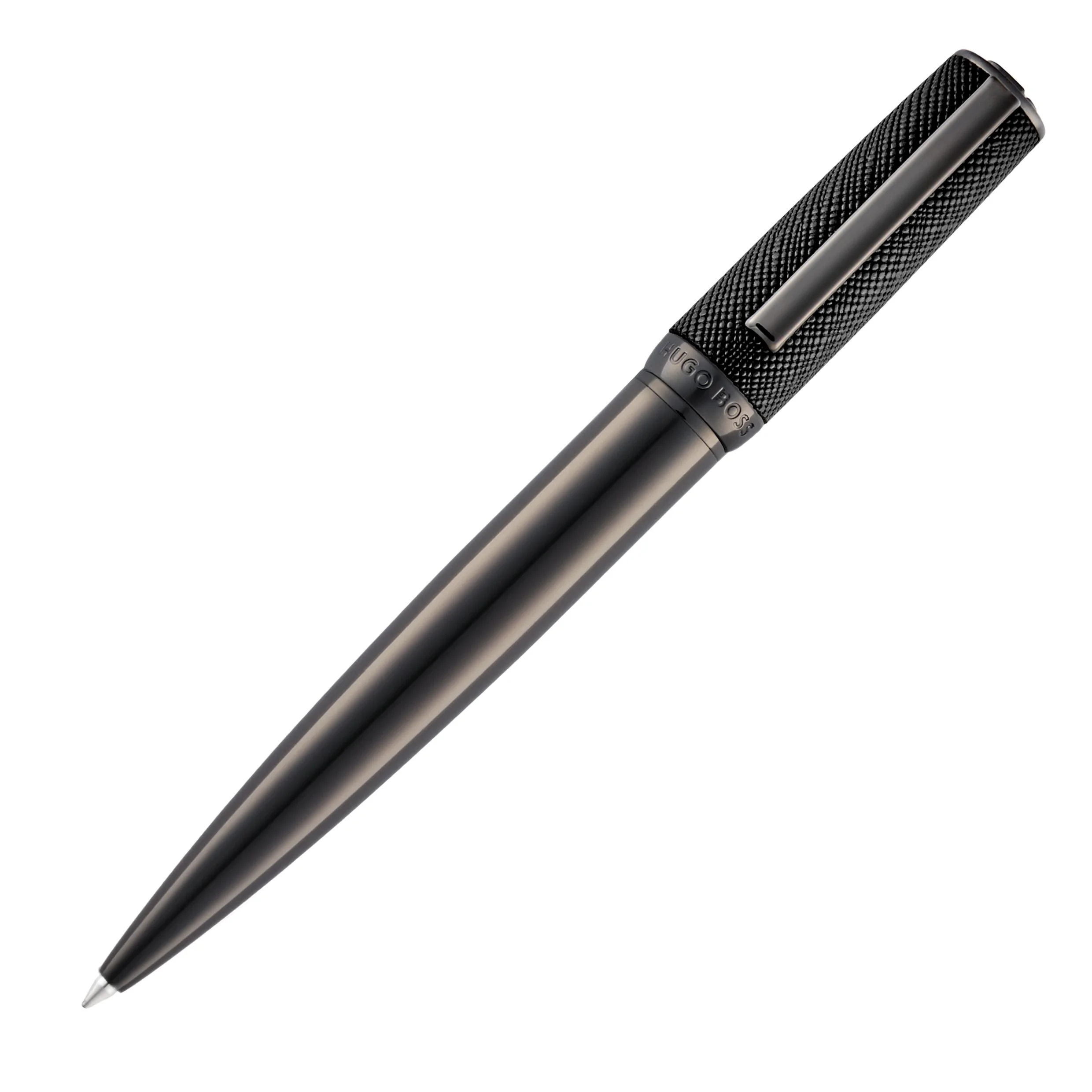 Ручка шариковая Hugo Boss Double B Saffiano Black HSU5264A купить,69000