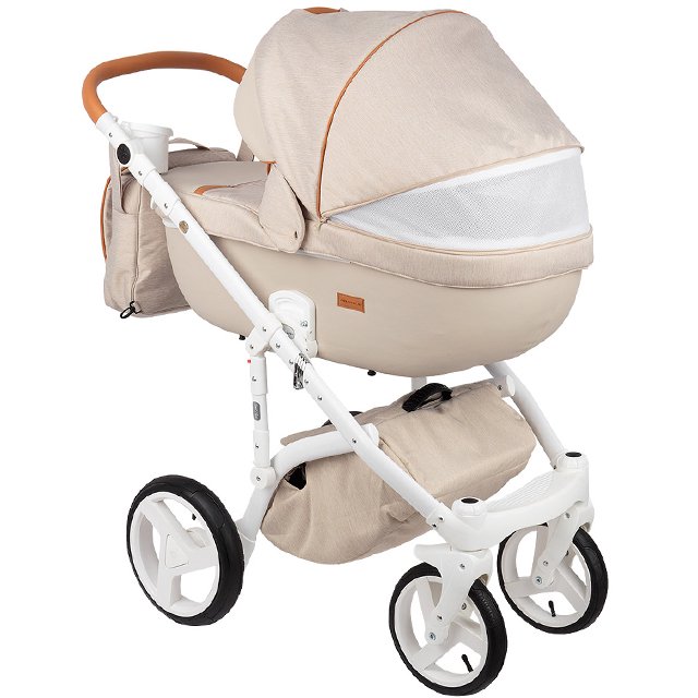 Коляска 2в1 Adamex Massimo v15 Beige купить,NaN