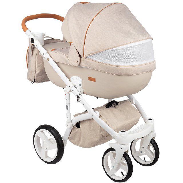 Коляска 2в1 Adamex Massimo v15 Beige купить,NaN