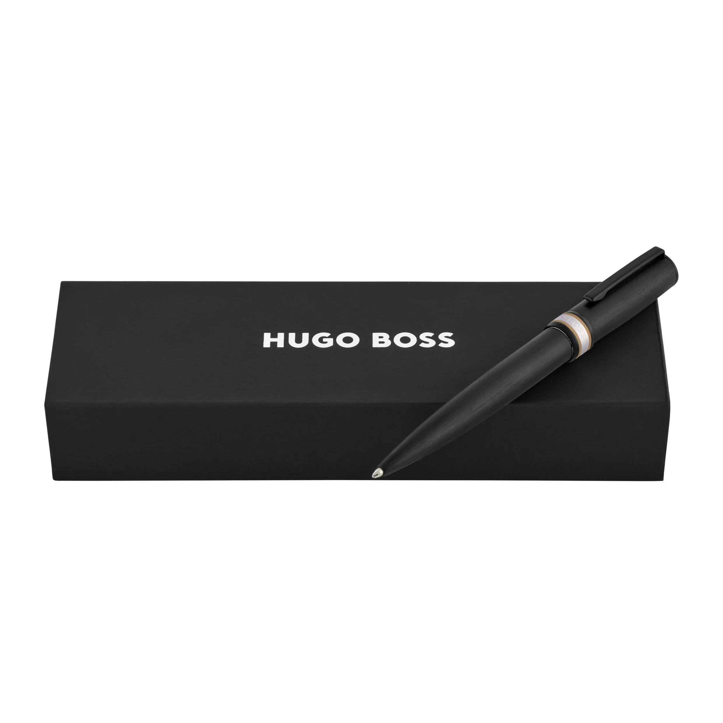 Ручка шариковая Hugo Boss Arche Brushed Ring Black HSR6964A купить,48700