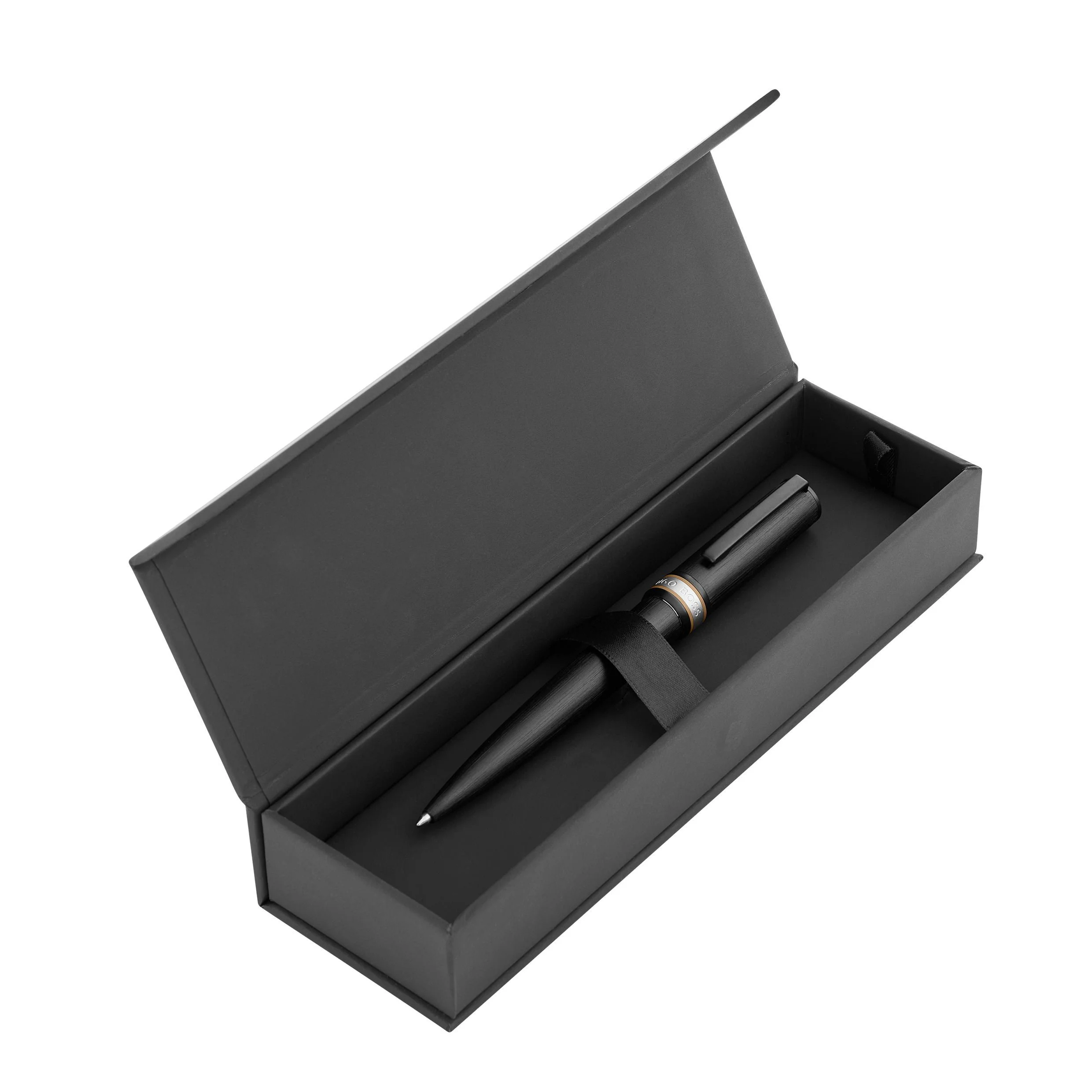 Ручка шариковая Hugo Boss Arche Brushed Ring Black HSR6964A купить,48700