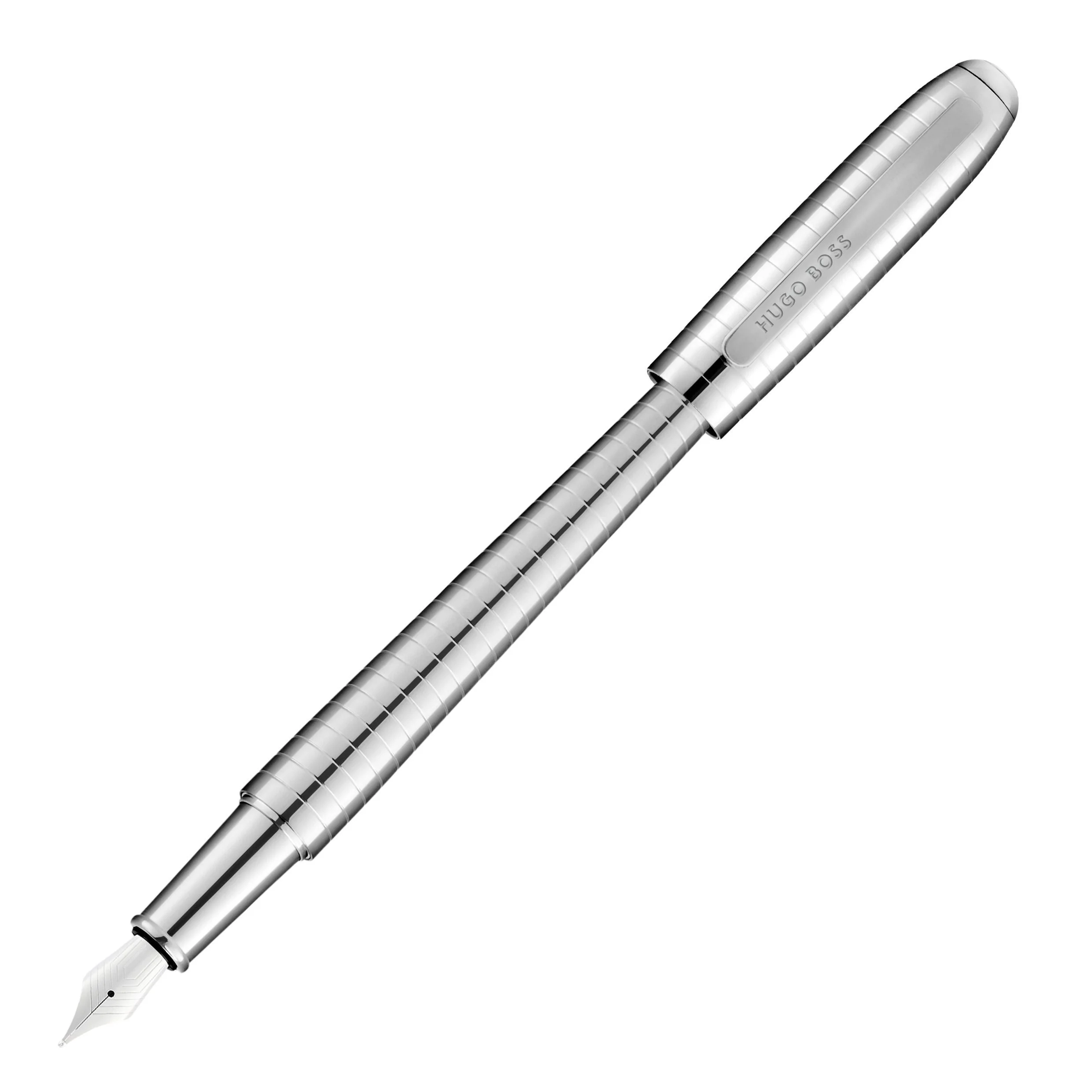 Ручка перьевая Hugo Boss Contour Soft Bauhaus Chrome HSM6432B купить,69000
