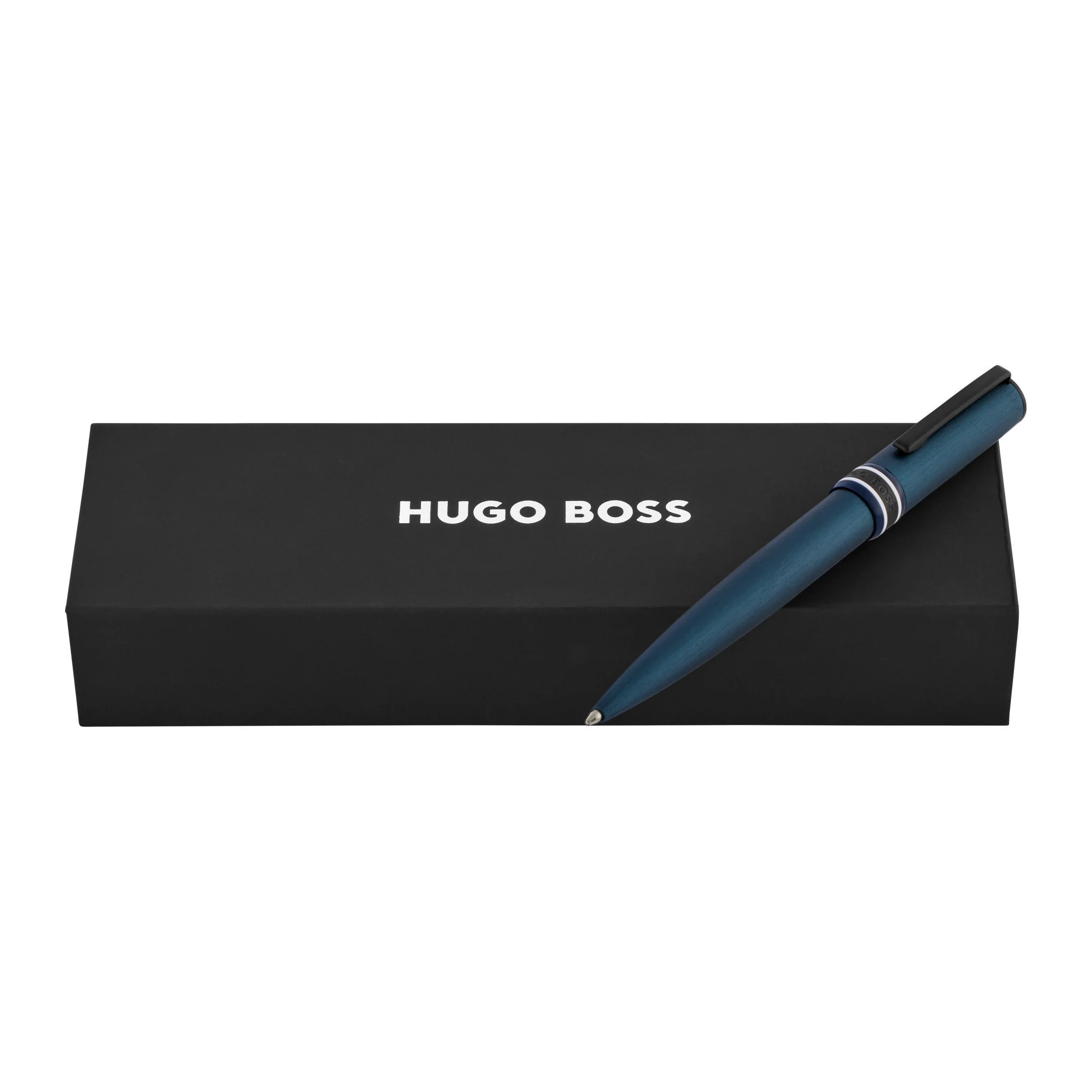 Ручка шариковая Hugo Boss Arche Brushed Ring Navy HSR6964N купить,59000
