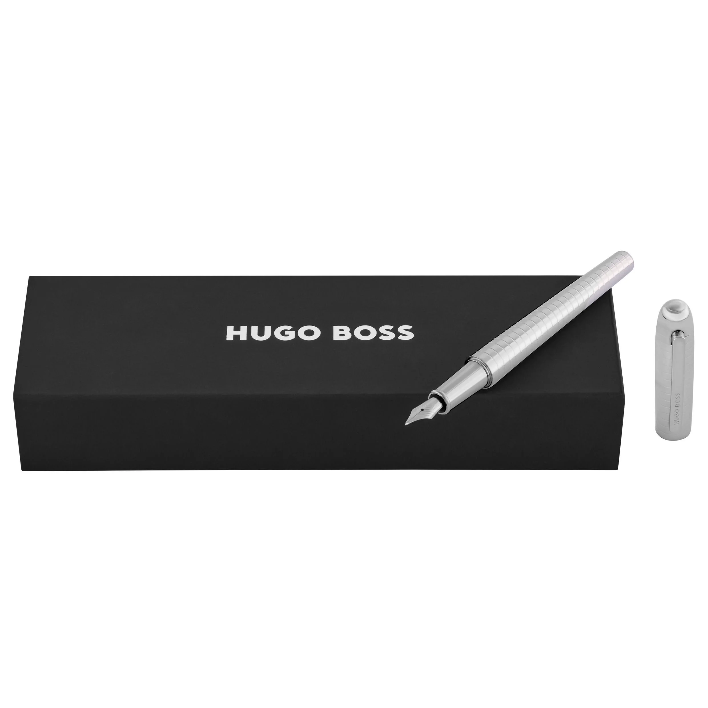 Ручка перьевая Hugo Boss Contour Soft Bauhaus Chrome HSM6432B купить,69000