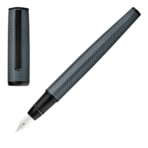 Ручка перьевая Hugo Boss Arche Pattern Grey HST6652H