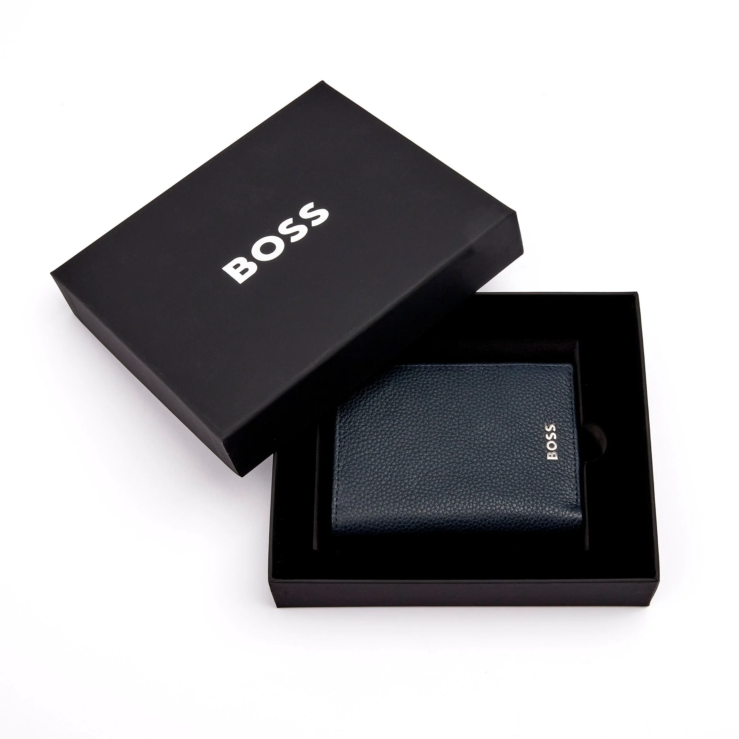 Картхолдер Hugo Boss Classic Grained HLG416N темно-синий купить,69000