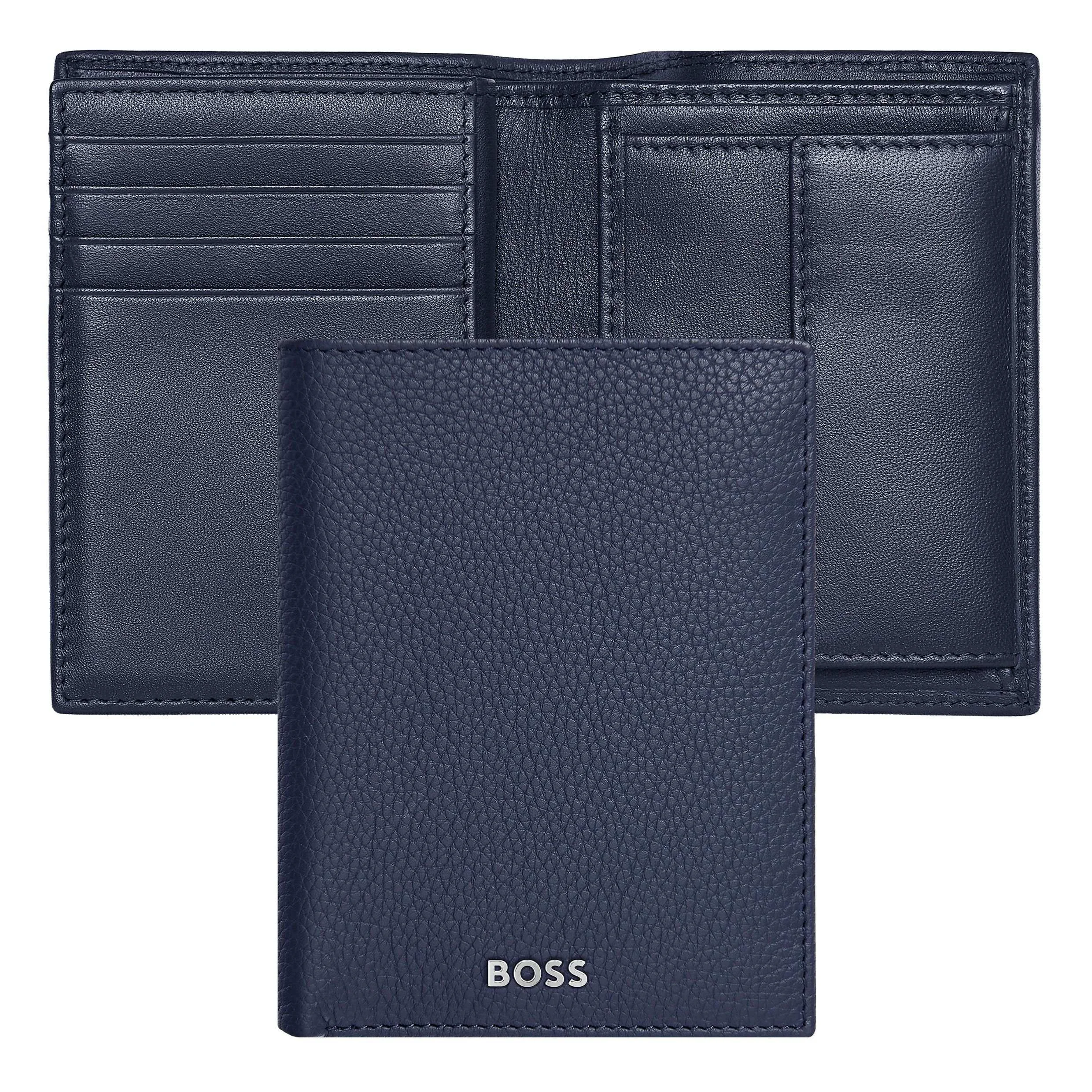 Картхолдер Hugo Boss Classic Grained HLG416N темно-синий купить,69000