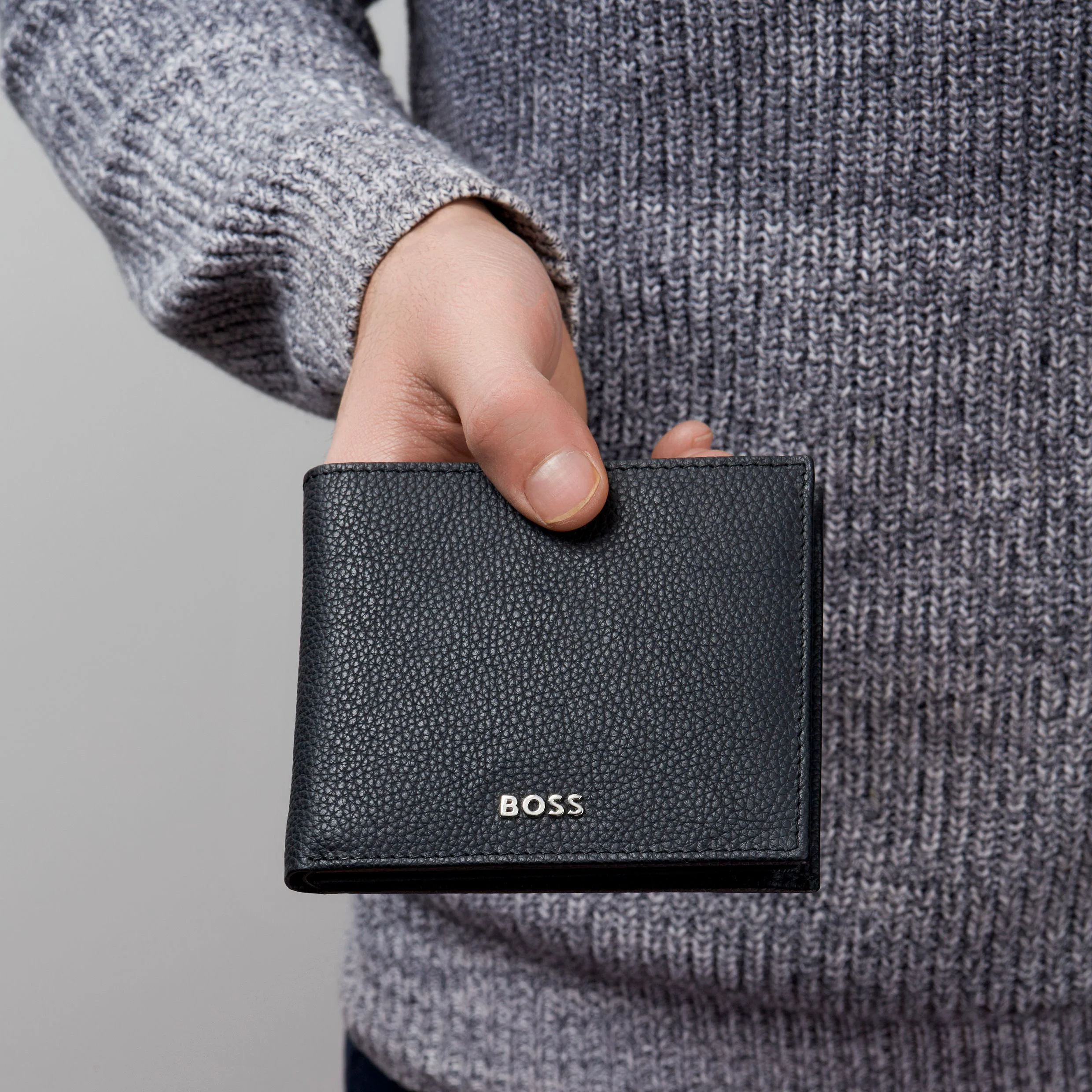 Портмоне Hugo Boss Classic Grained HLW416A черное купить,76000