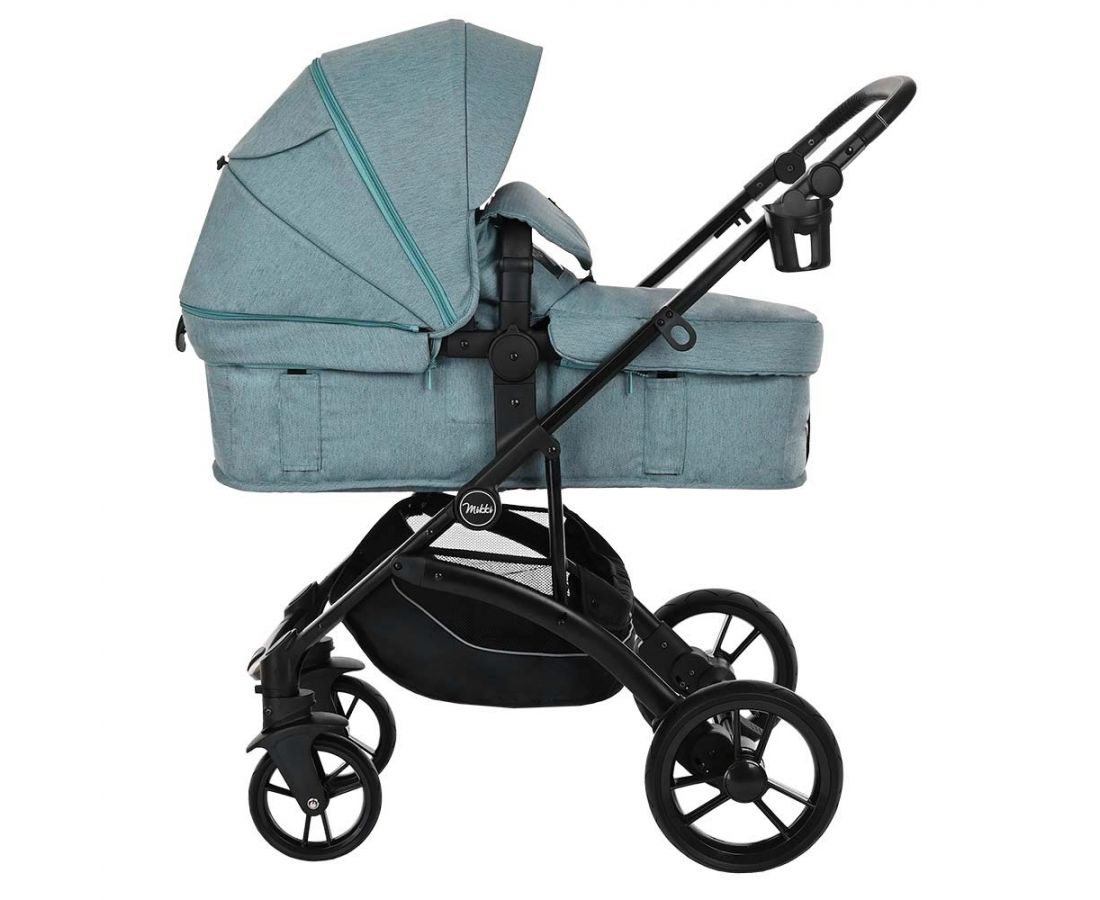 Коляска трансформер Pituso Mikki Emerald green black PU - ForteMarket Коляска трансформер Pituso Mikki Emerald green black PU купить,0