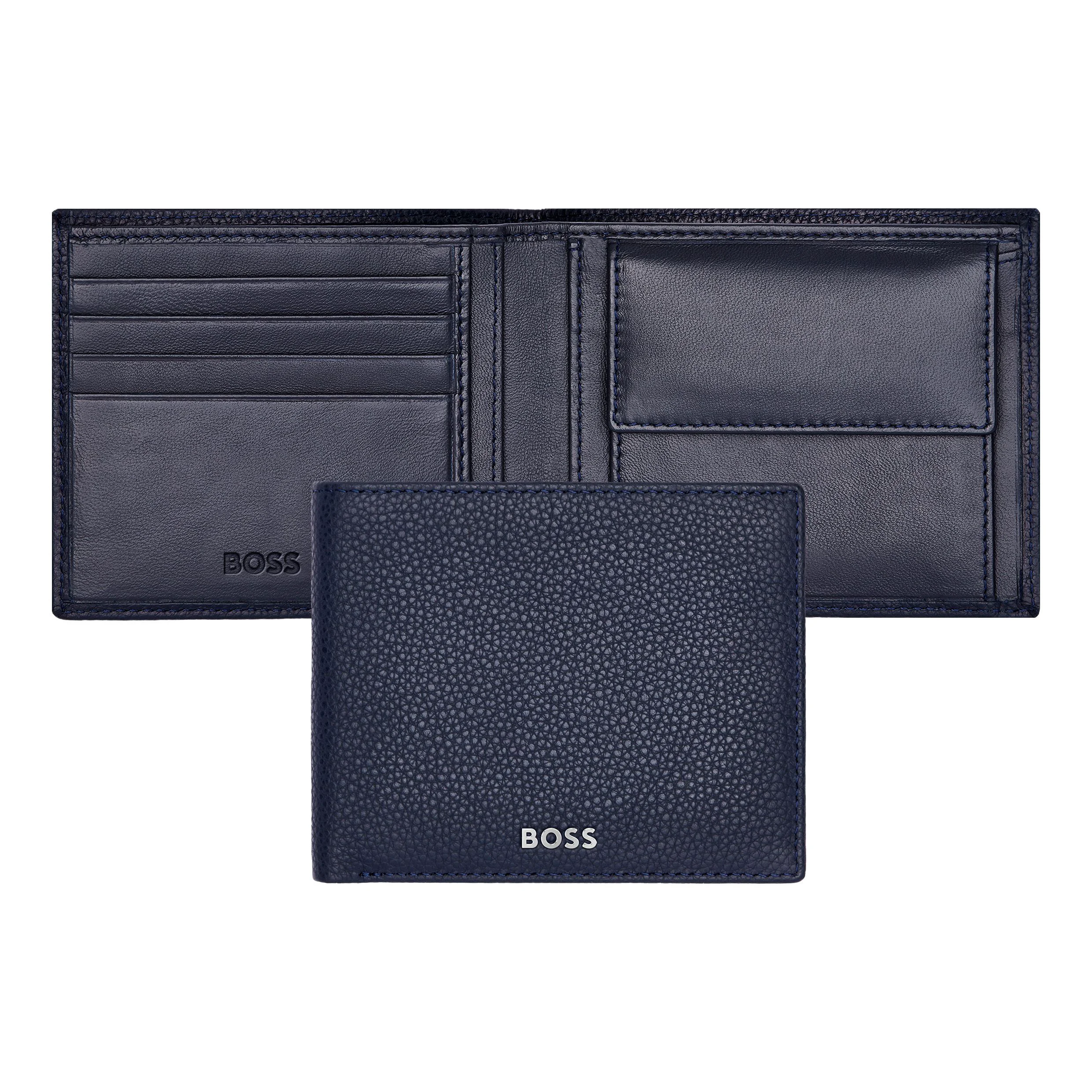 Портмоне Hugo Boss Classic Grained HLM416N темно-синее купить,79000