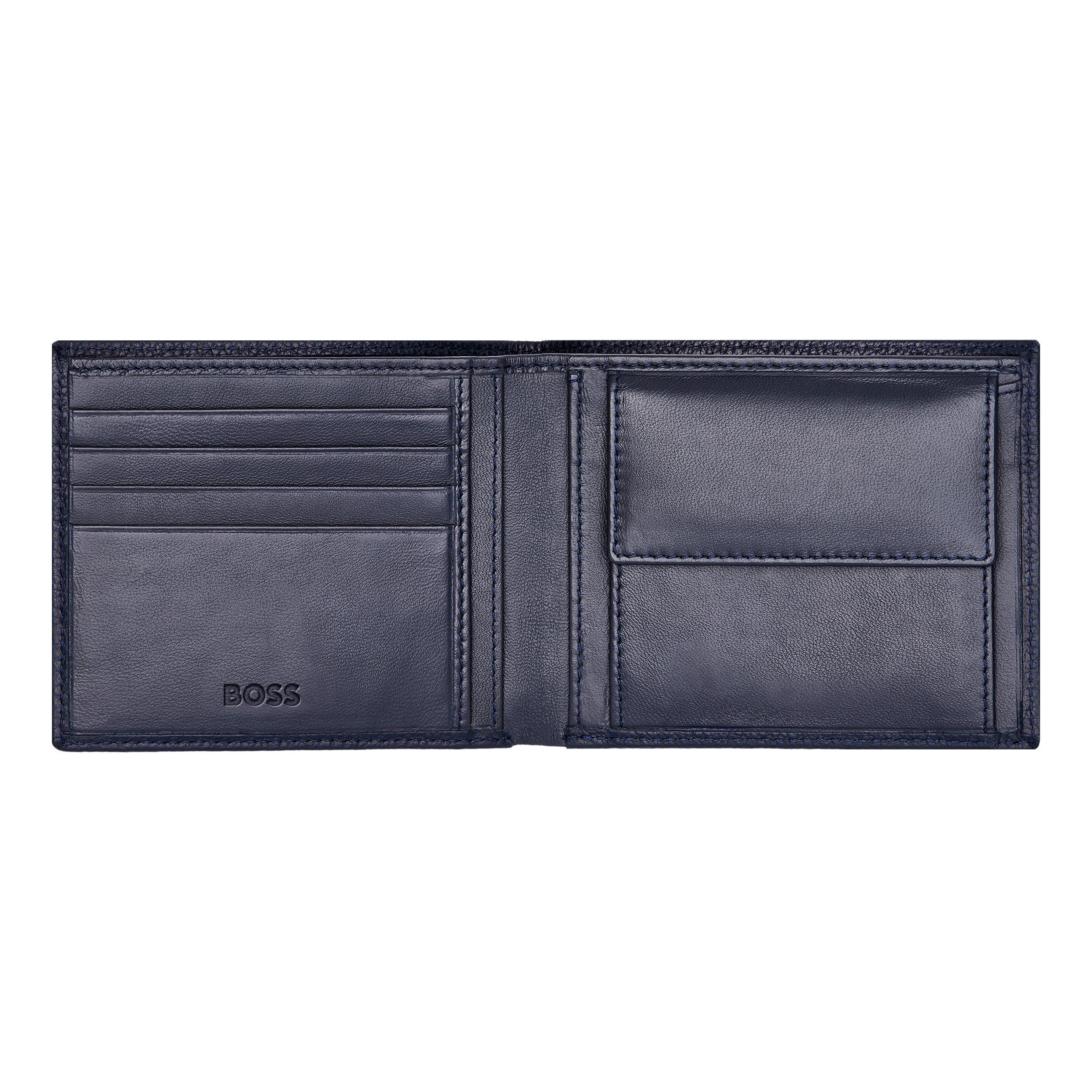 Портмоне Hugo Boss Classic Grained HLM416N темно-синее купить,79000