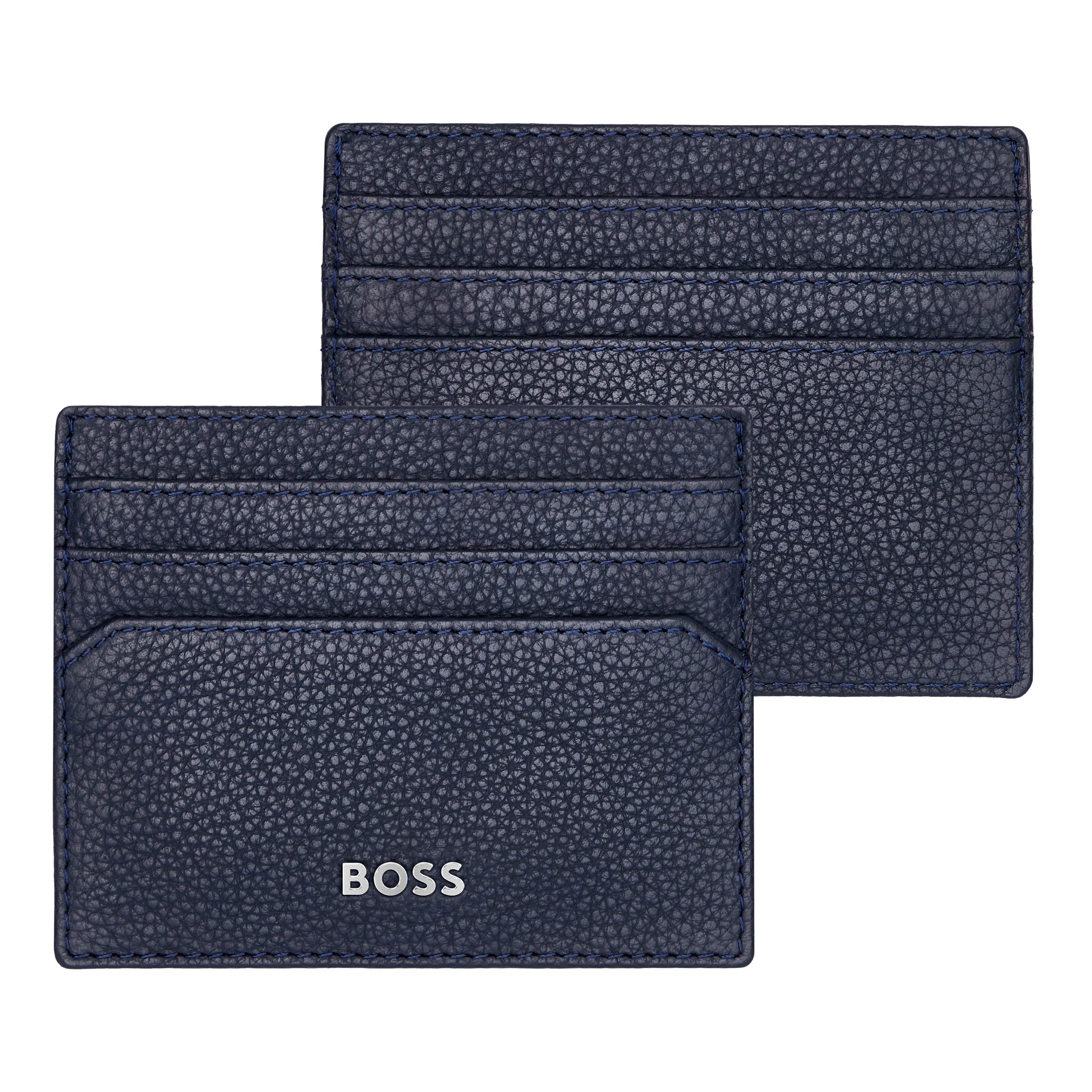 Картхолдер Hugo Boss Classic Grained HLC416N темно-синий купить,48000