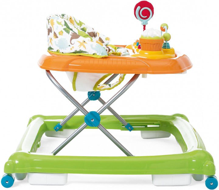 Ходунки Chicco Baby Walker Circus Green wave зеленые купить,NaN