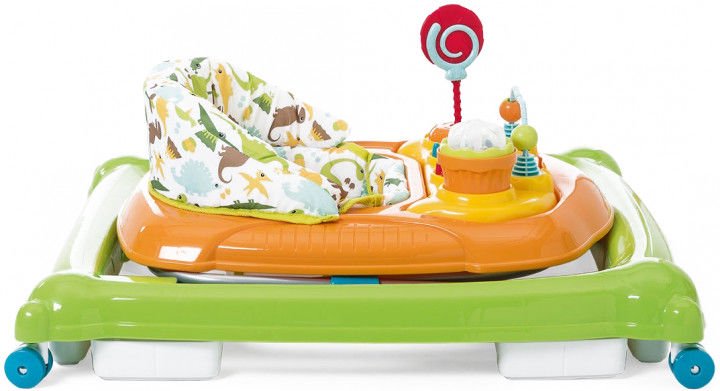 Ходунки Chicco Baby Walker Circus Green wave зеленые купить,NaN