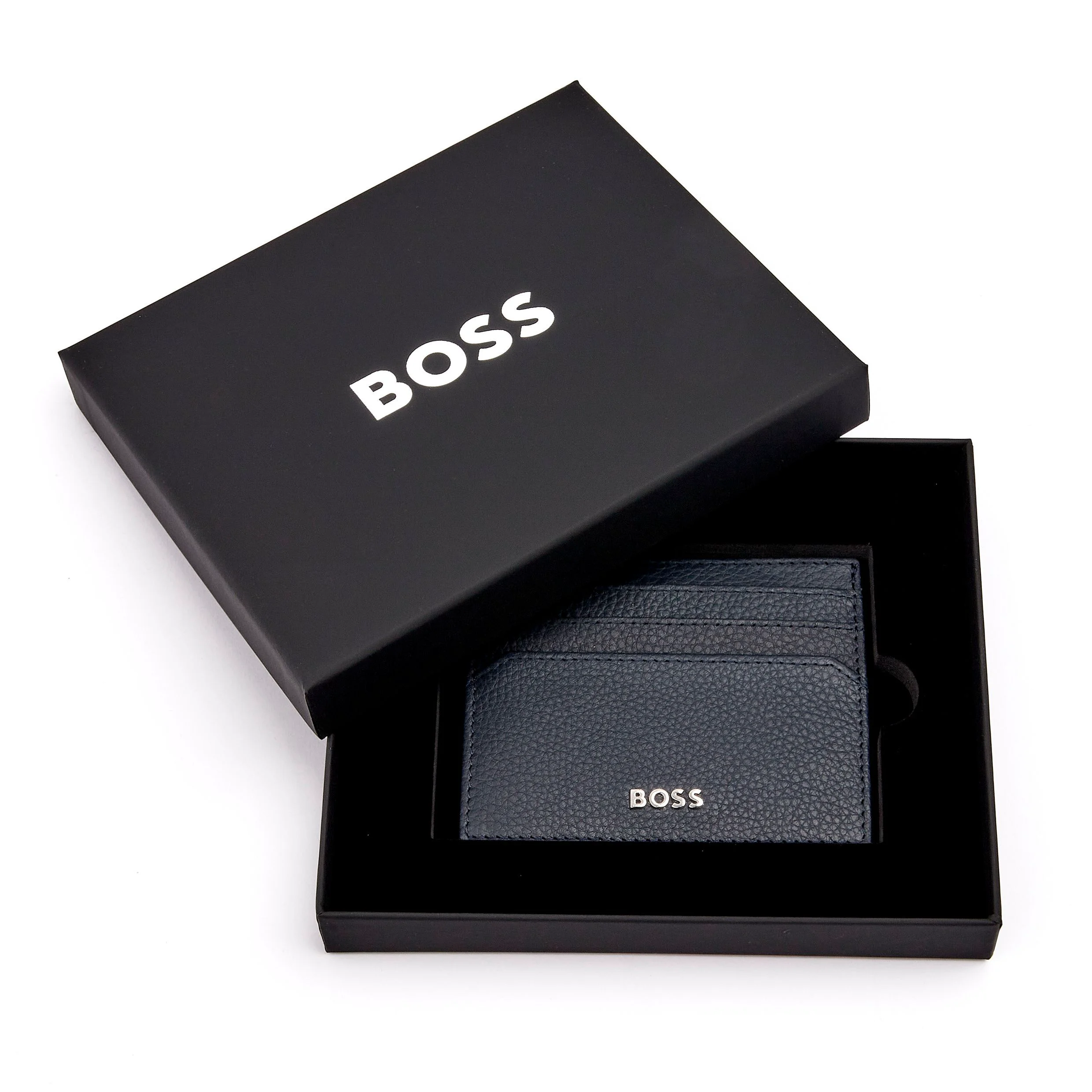 Картхолдер Hugo Boss Classic Grained HLC416N темно-синий купить,48000