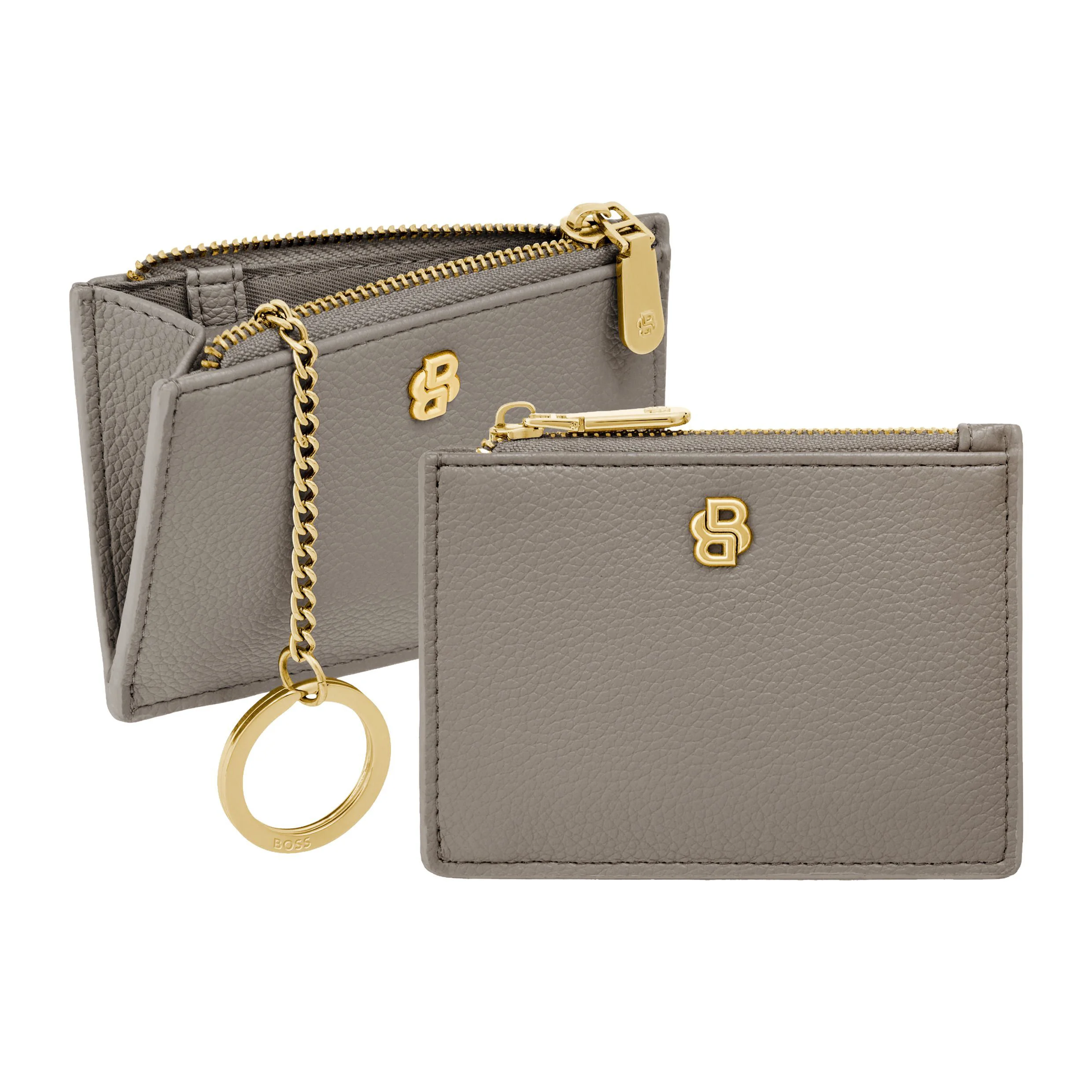 Картхолдер Hugo Boss Signature Lady HEK616Z серо-бежевый купить,49000