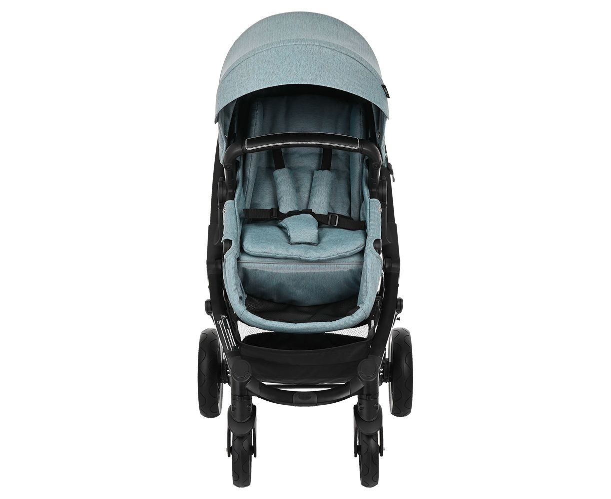 Коляска трансформер Pituso Mikki Emerald green black PU - ForteMarket Коляска трансформер Pituso Mikki Emerald green black PU купить,0