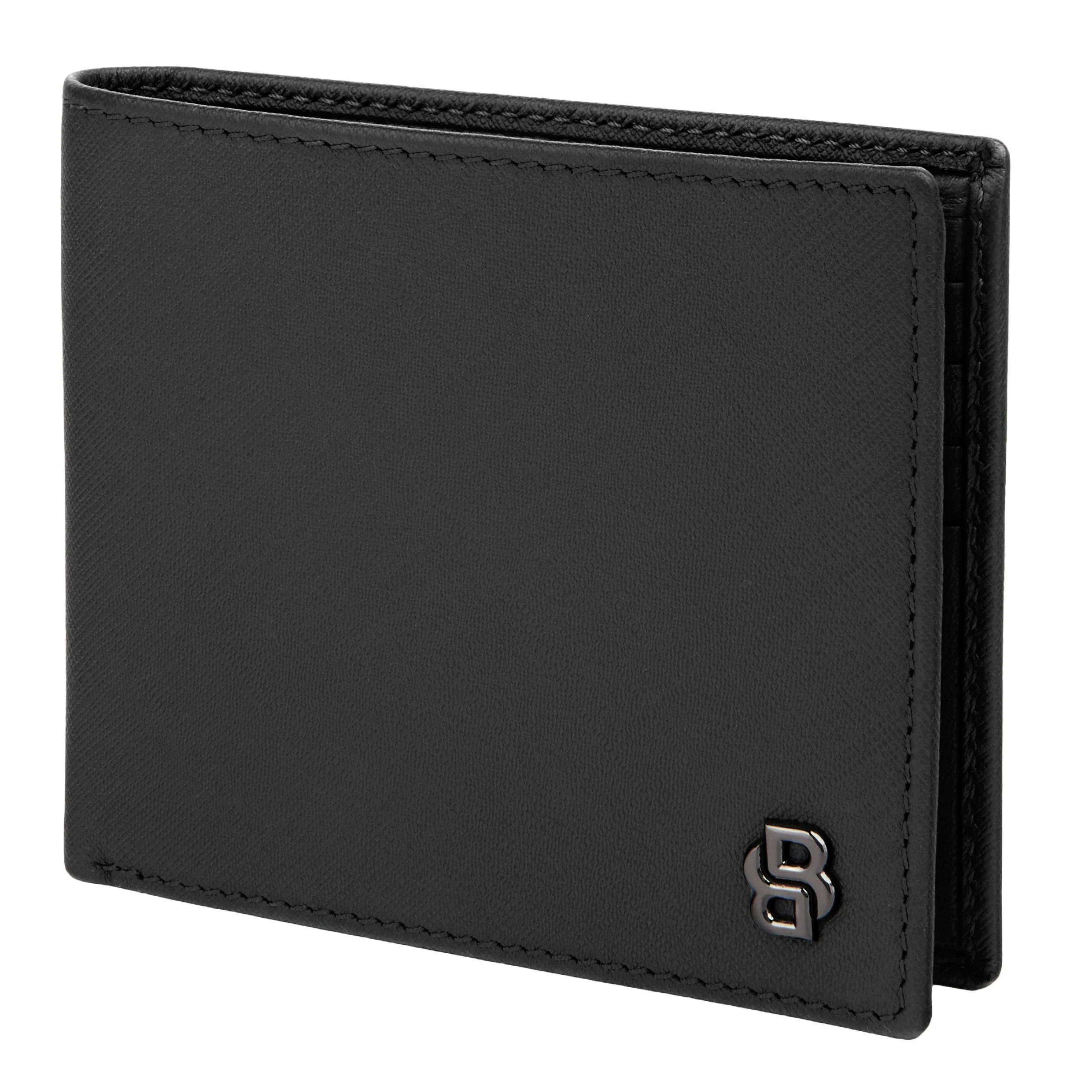 Портмоне Hugo Boss Double B Saffiano HLW526A черное купить,76000