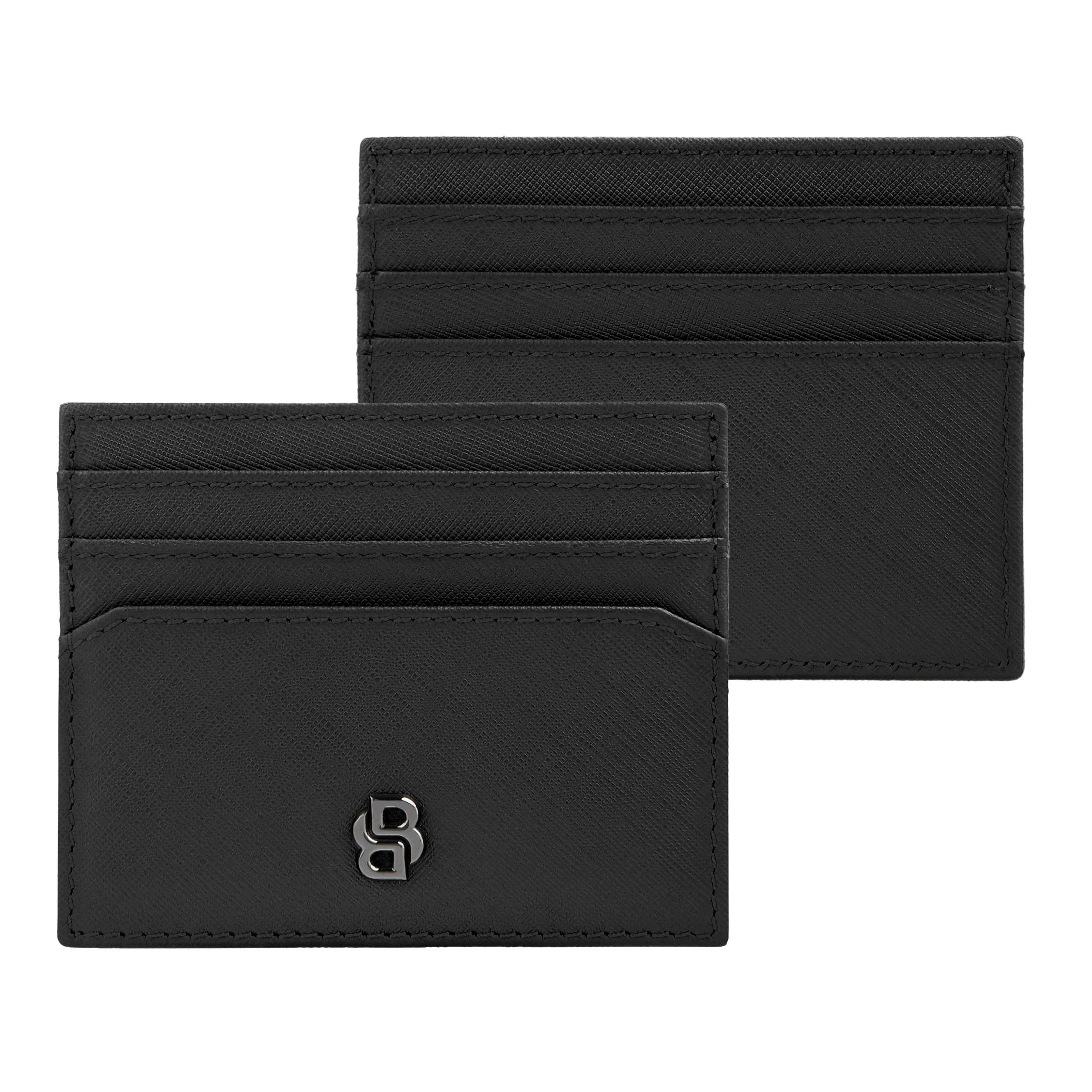 Картхолдер Hugo Boss Double B Saffiano HLC526A черный купить,48000