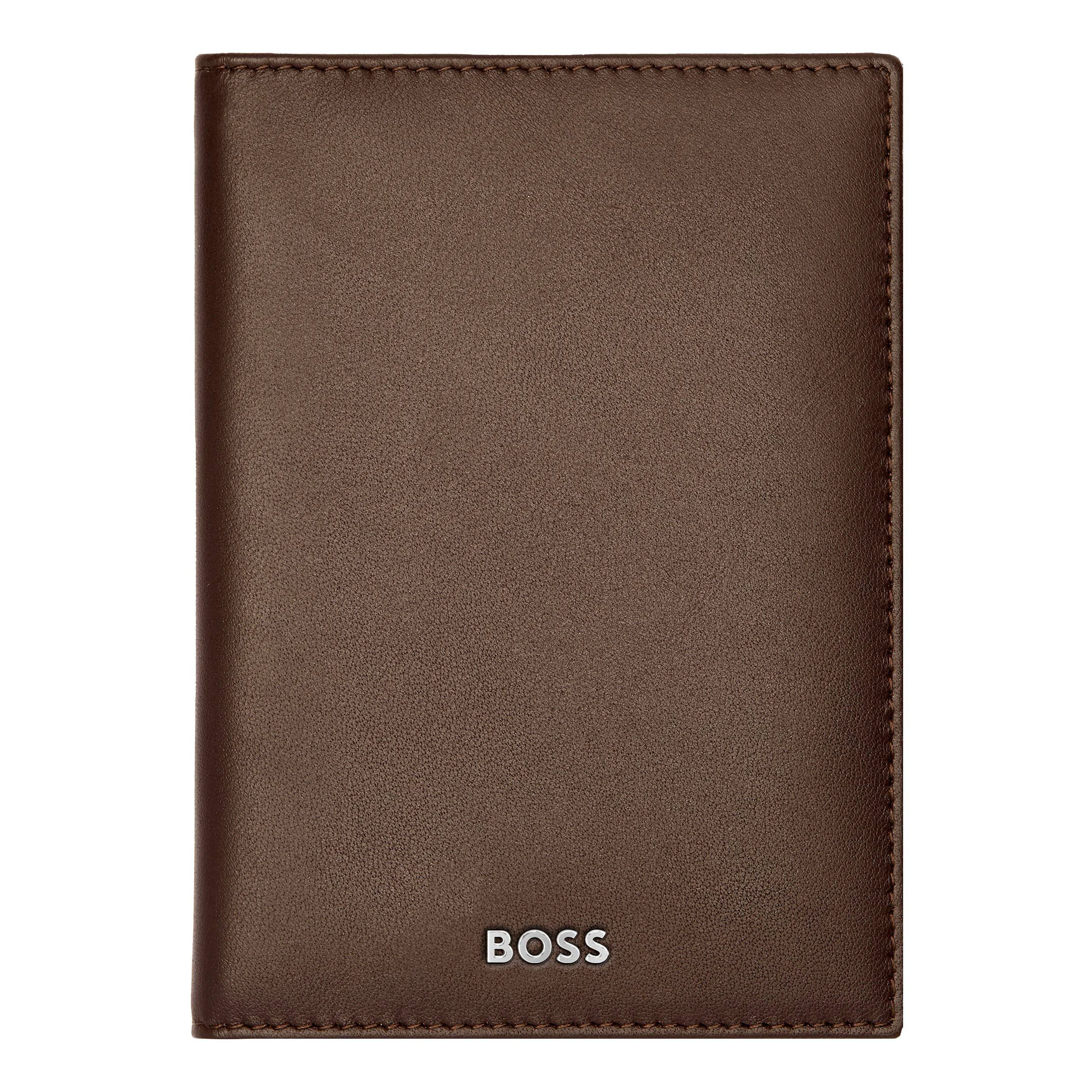 Картхолдер Hugo Boss Classic Smooth HLF403Y темно-коричневый купить,69000