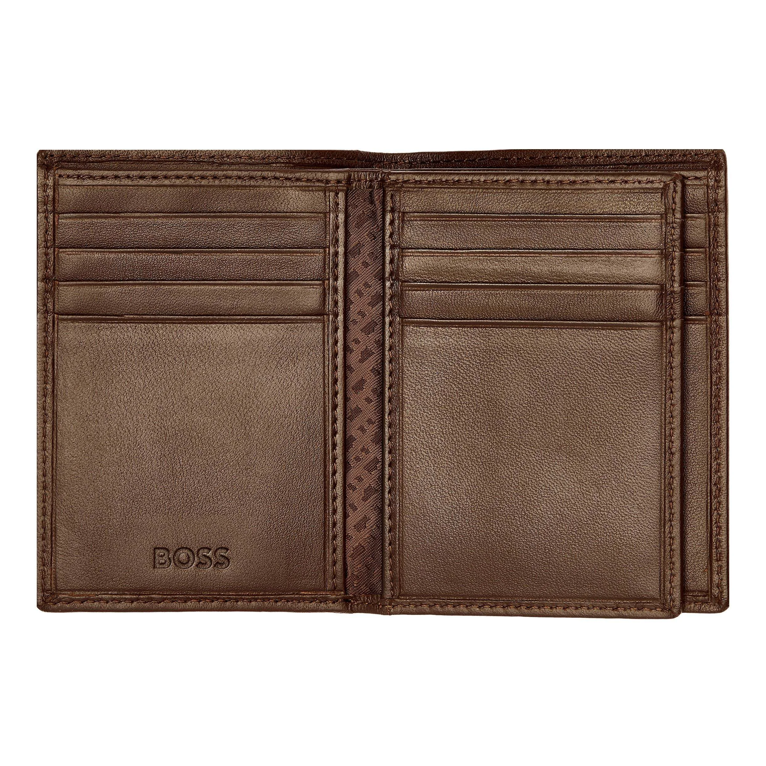 Картхолдер Hugo Boss Classic Smooth HLF403Y темно-коричневый купить,69000