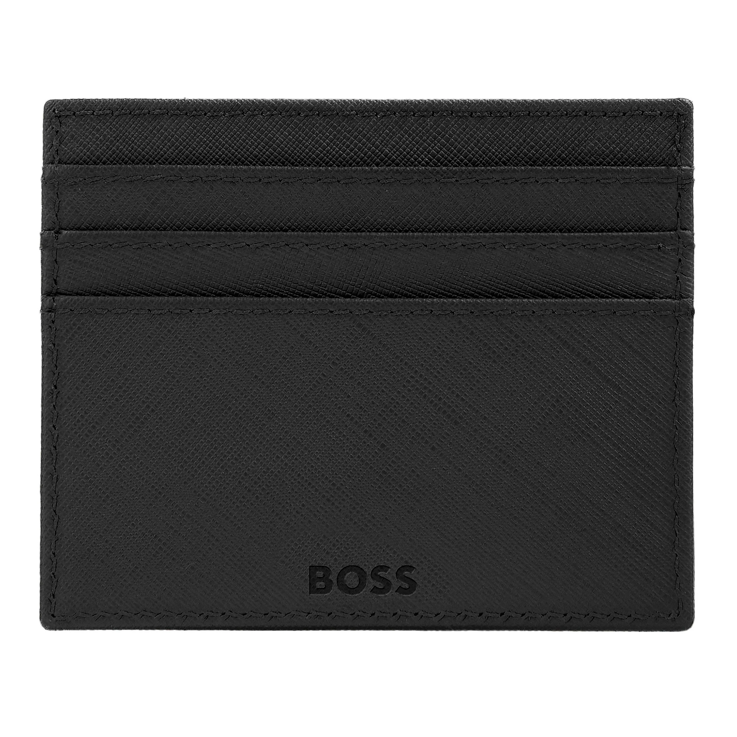 Картхолдер Hugo Boss Double B Saffiano HLC526A черный купить,48000