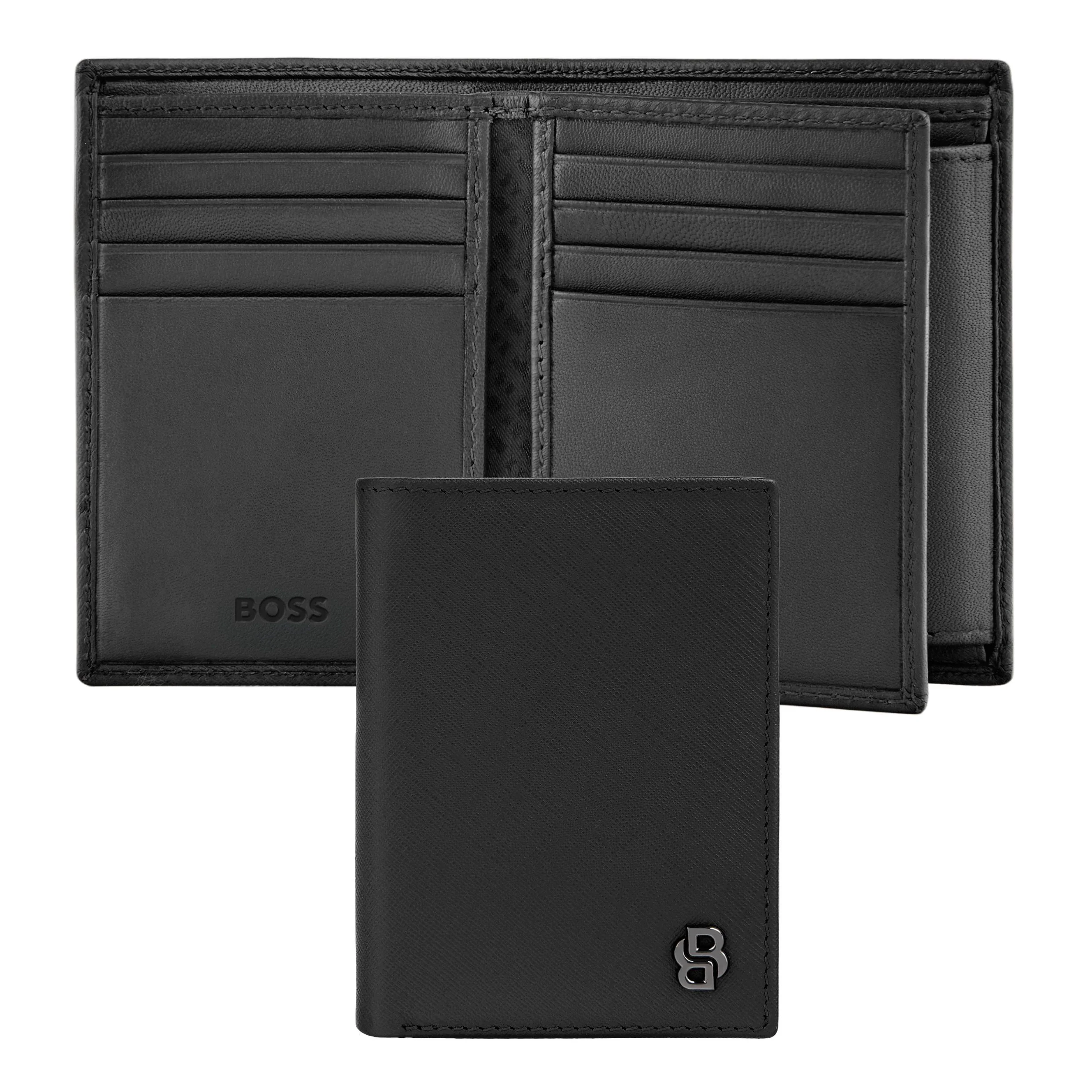 Картхолдер Hugo Boss Double B Saffiano HLG526A черный купить,69000