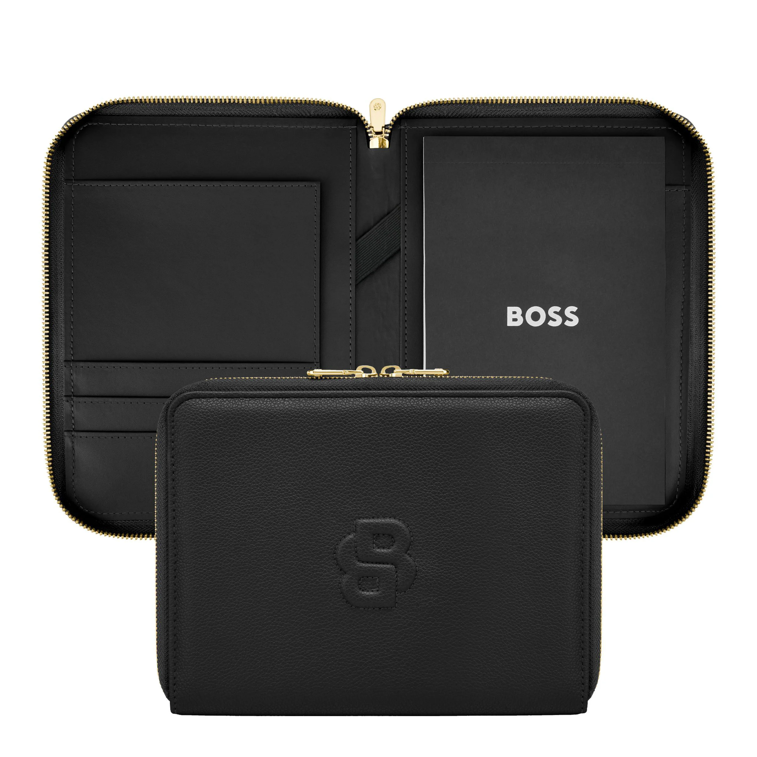 Папка для документов Hugo Boss Signature Lady HTM616A A5 черная  купить,97000