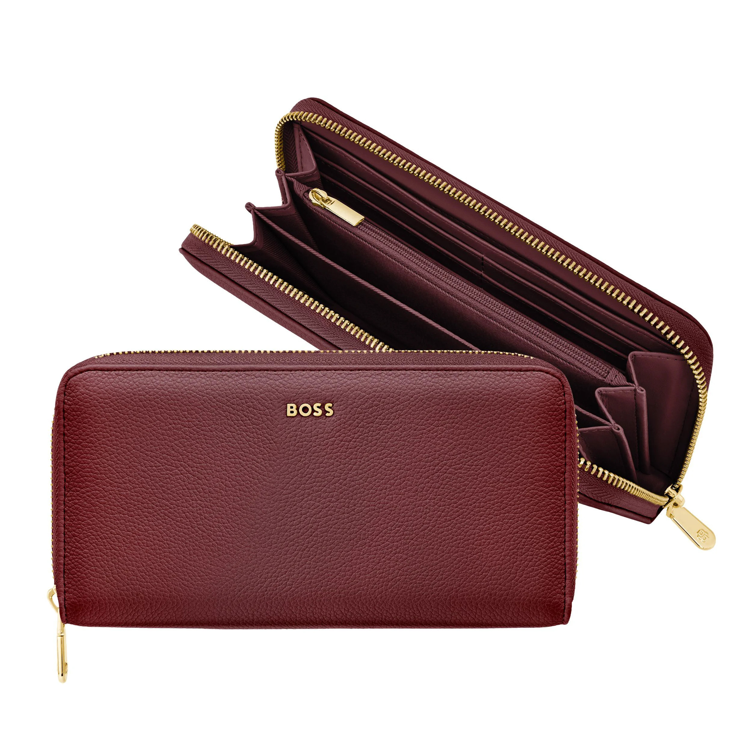 Портмоне Hugo Boss Signature Lady HEL616R бордовое купить,69000