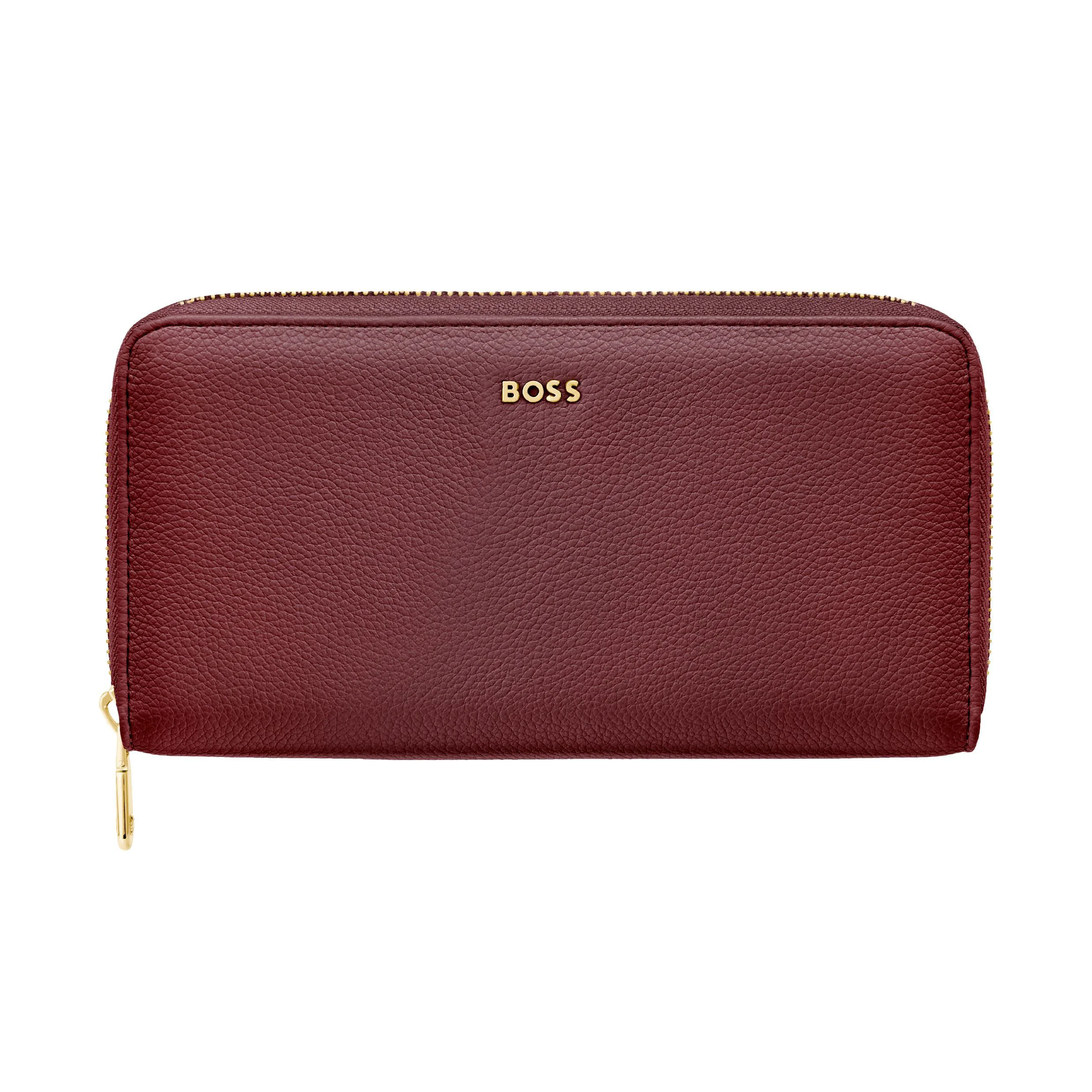 Портмоне Hugo Boss Signature Lady HEL616R бордовое купить,69000
