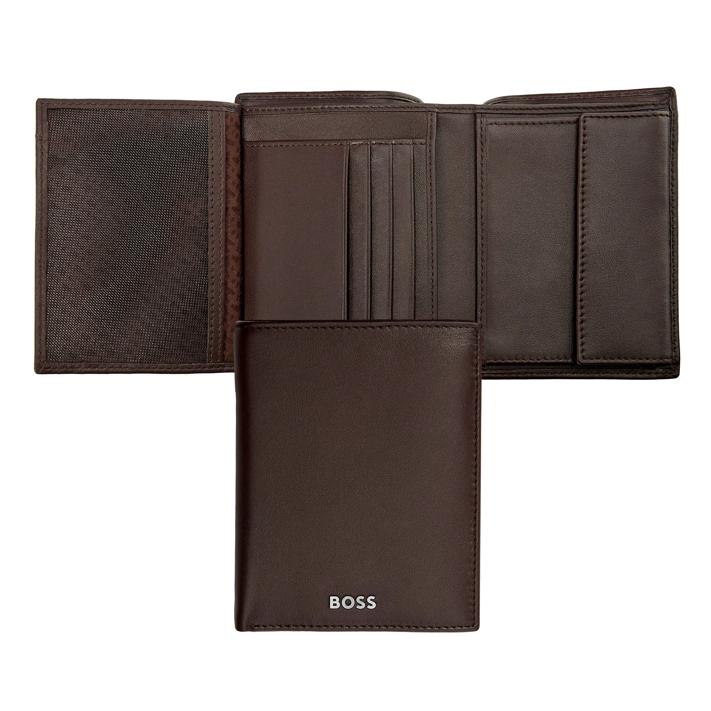 Портмоне Hugo Boss Classic Smooth HLO403Y темно-коричневое купить,89000